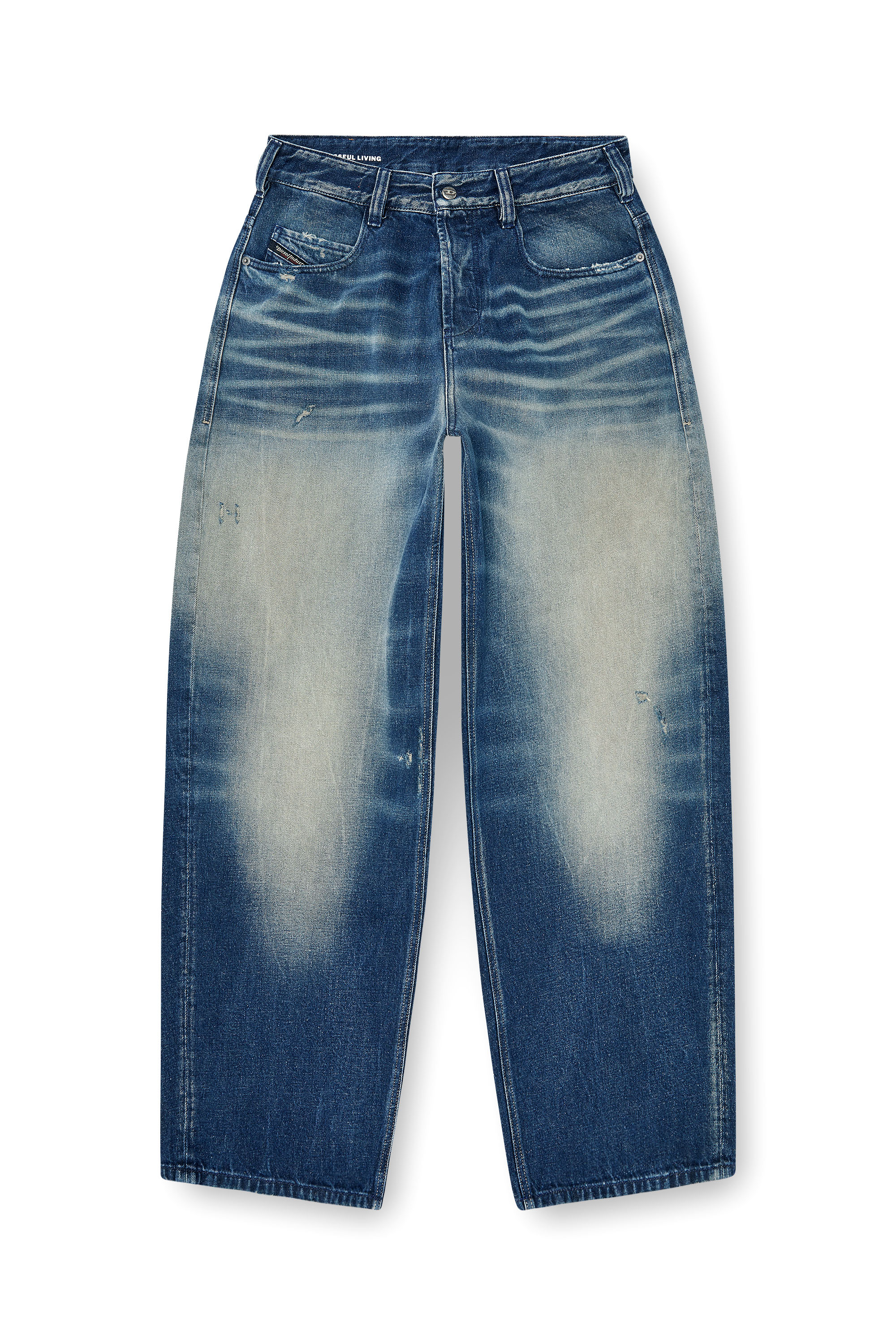 Diesel - Relaxed Jeans 1997 D-Enim-M 007DQ Unisex, Blu Scuro - Image 3