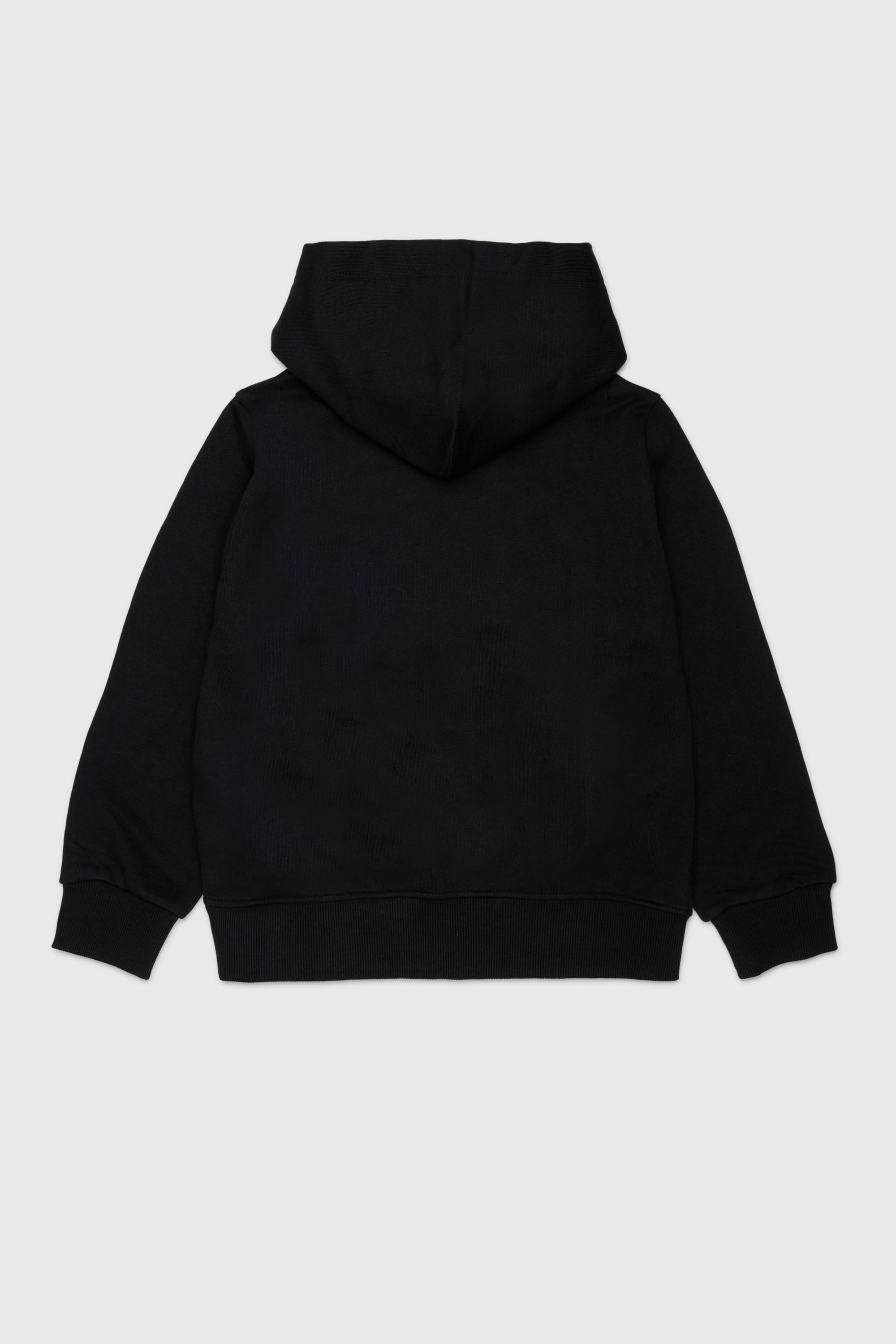 Diesel - SLODIMHOOD OVER, Felpa con cappuccio con stampa Diesel Industry Uomo in Nero - 2