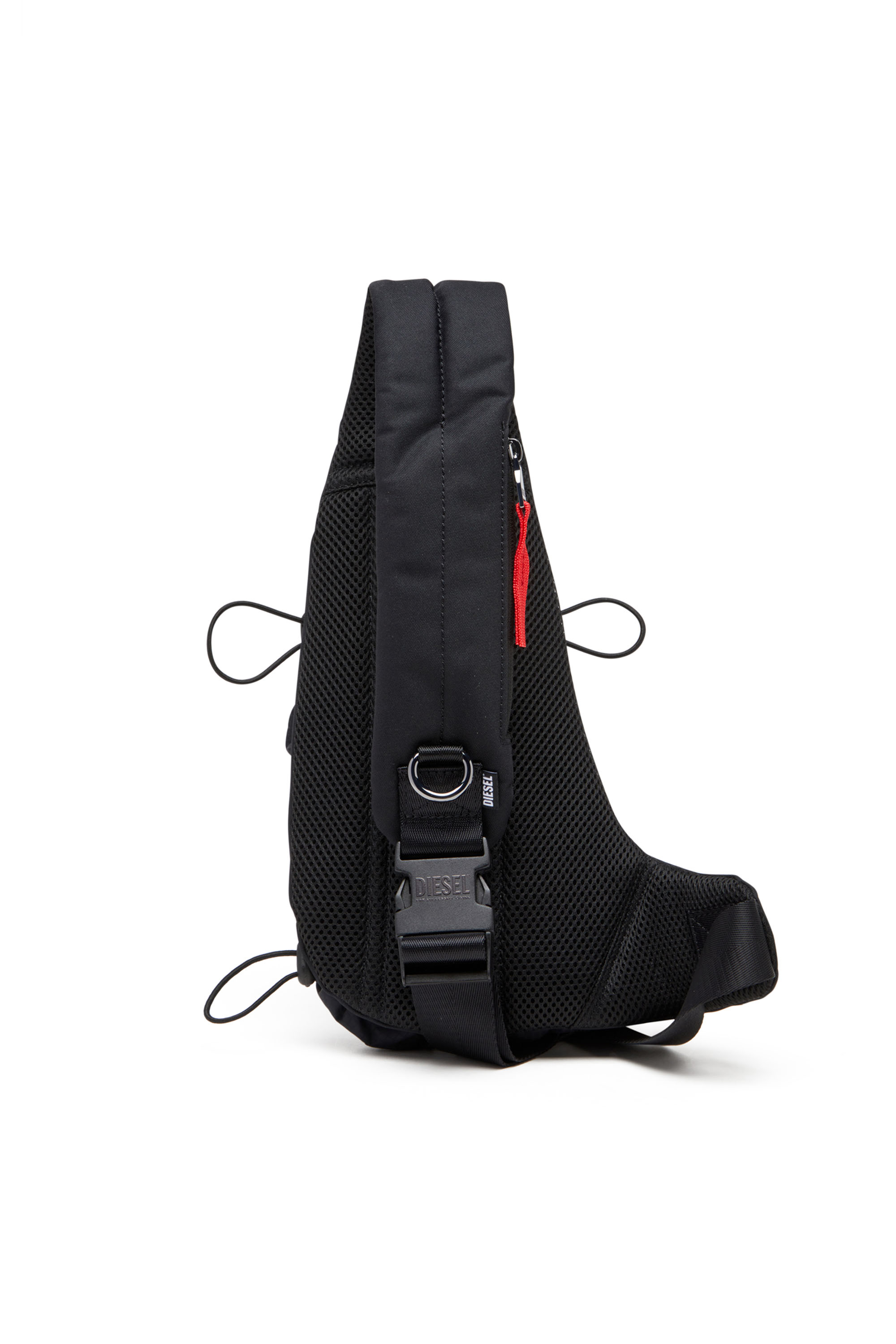 Diesel - ZIP-D CROSSBODY X, Zip-D-Borsa monospalla in shell jacquard Uomo in Nero - 2