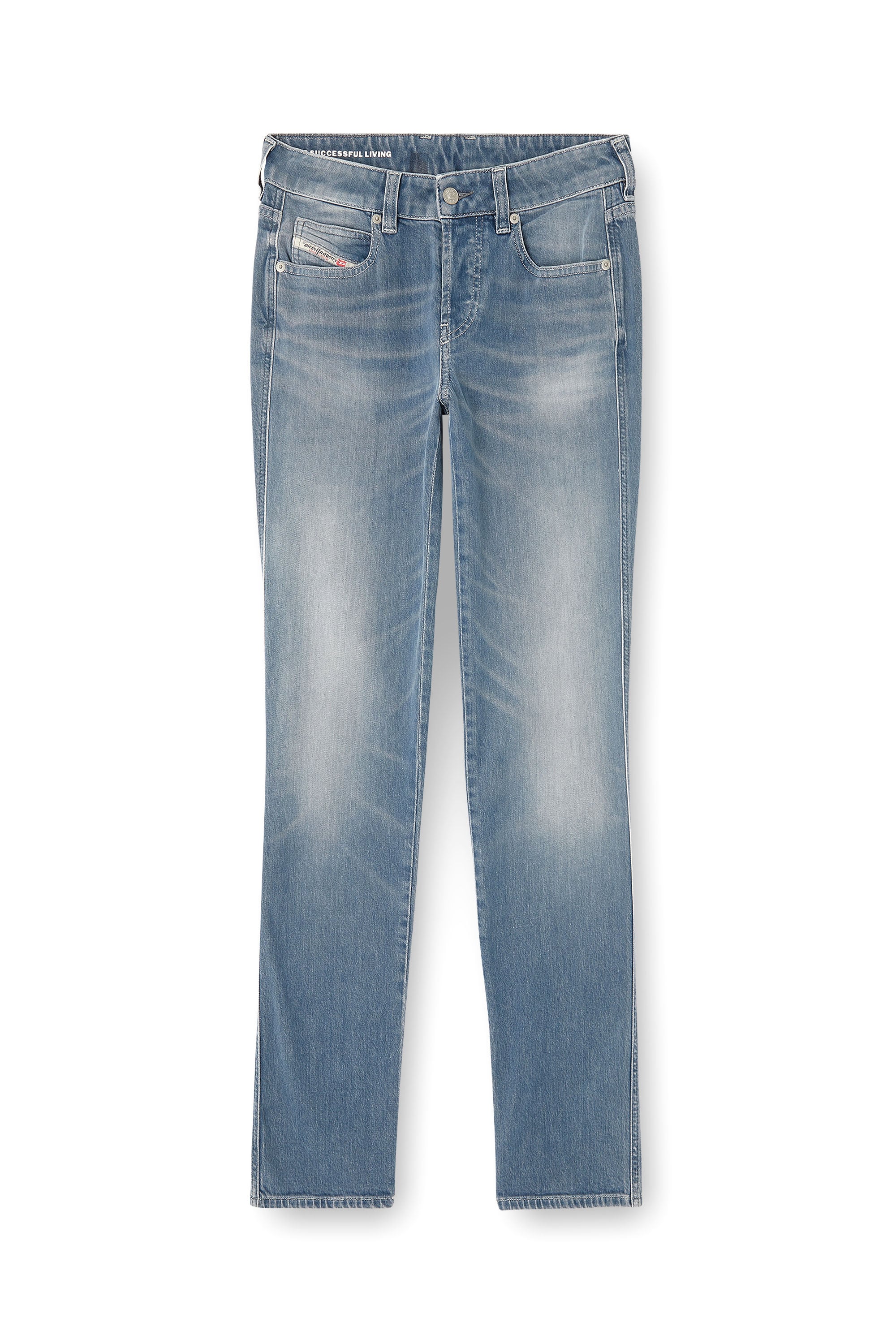Diesel - Slim Jeans 1992 D-Jiann 09N75 Donna, Blu medio - Image 3