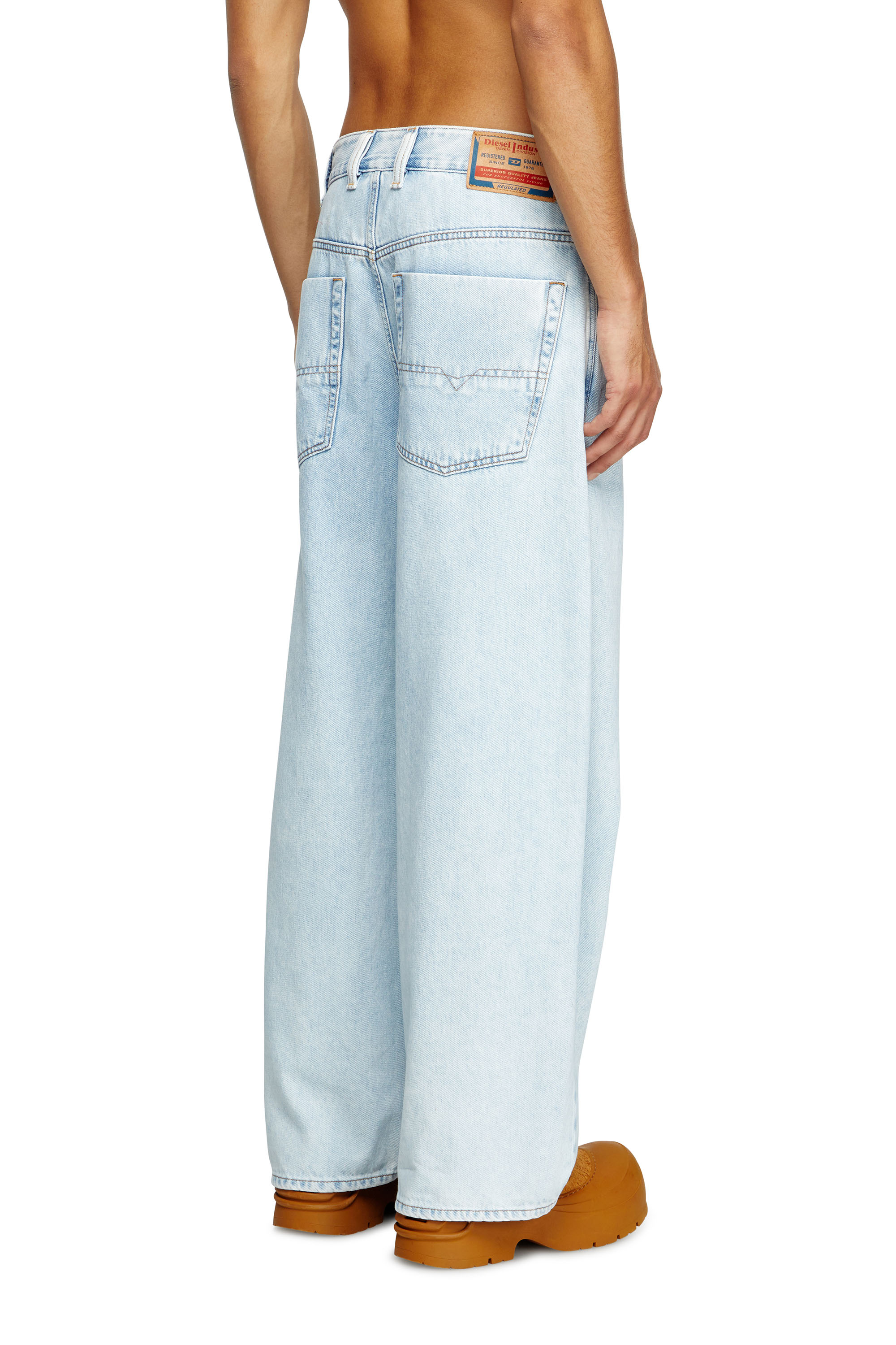 Diesel - Relaxed Jeans 1997 D-Enim 09M74 Unisex, Blu Chiaro - Image 3