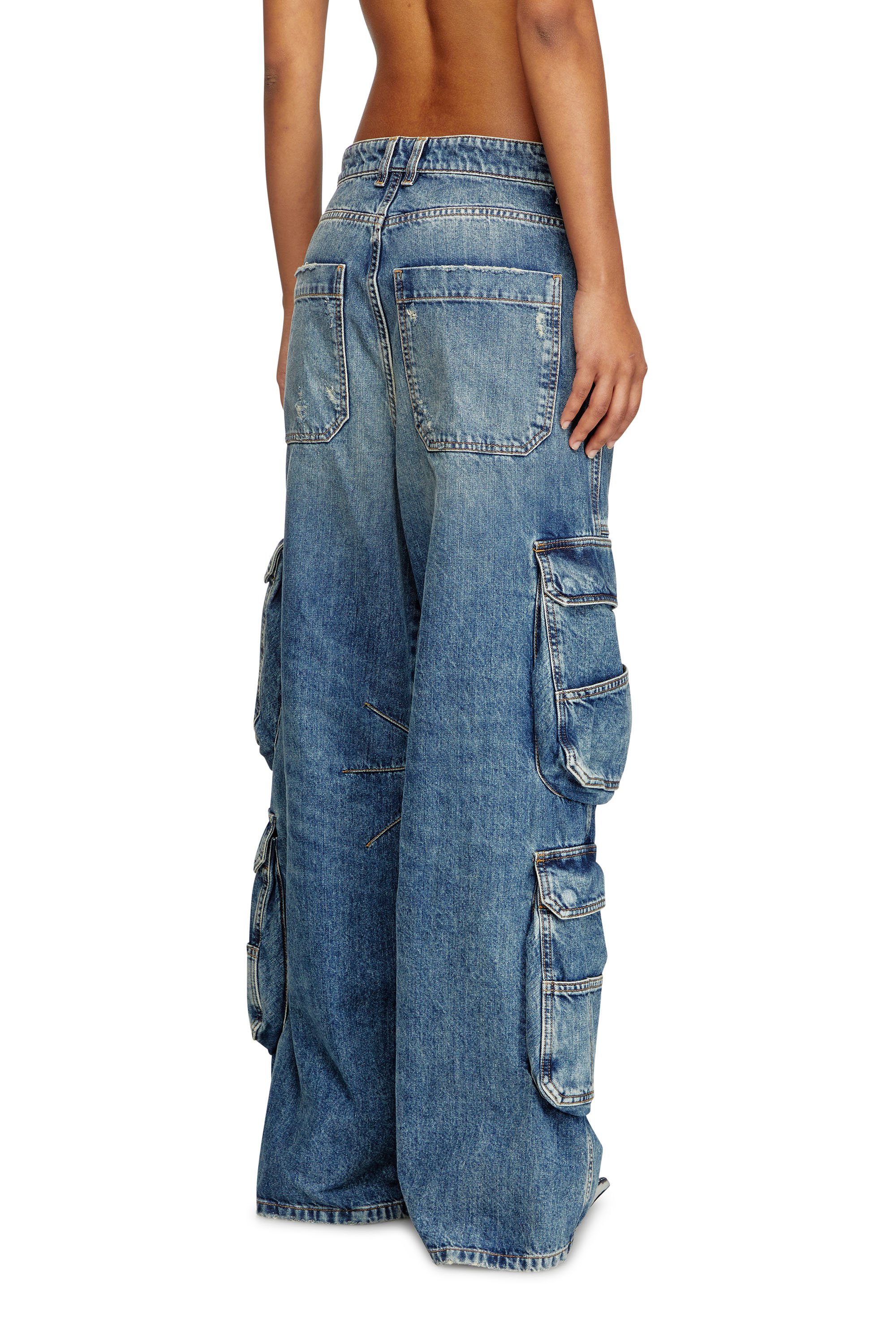 Diesel - Relaxed Jeans 1996 D-Sire 0NLAX Donna, Blu medio - Image 1