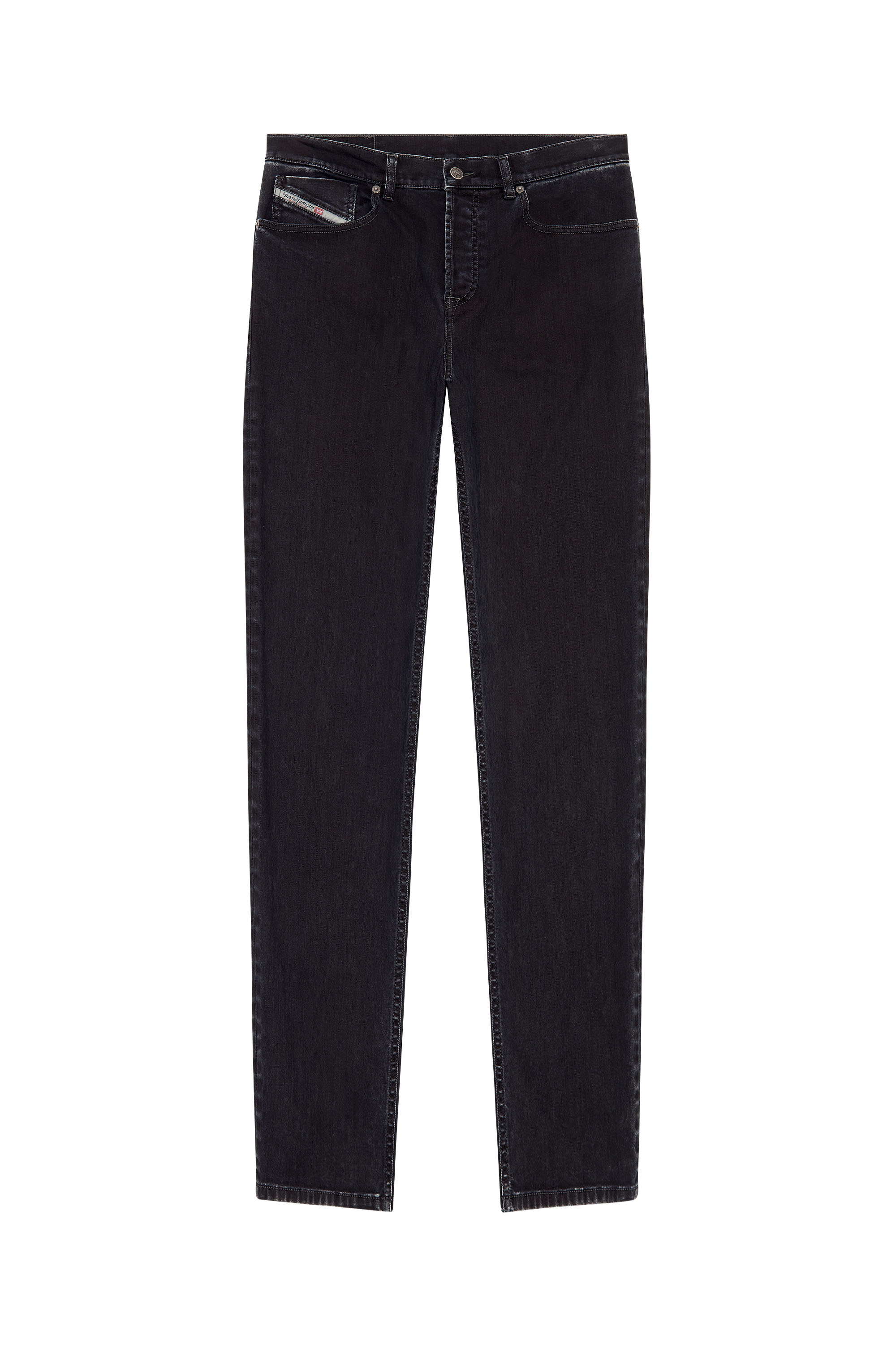 Diesel - 2005 D-FINING 0IHAO Tapered Jeans, Nero/Grigio scuro - Image 3