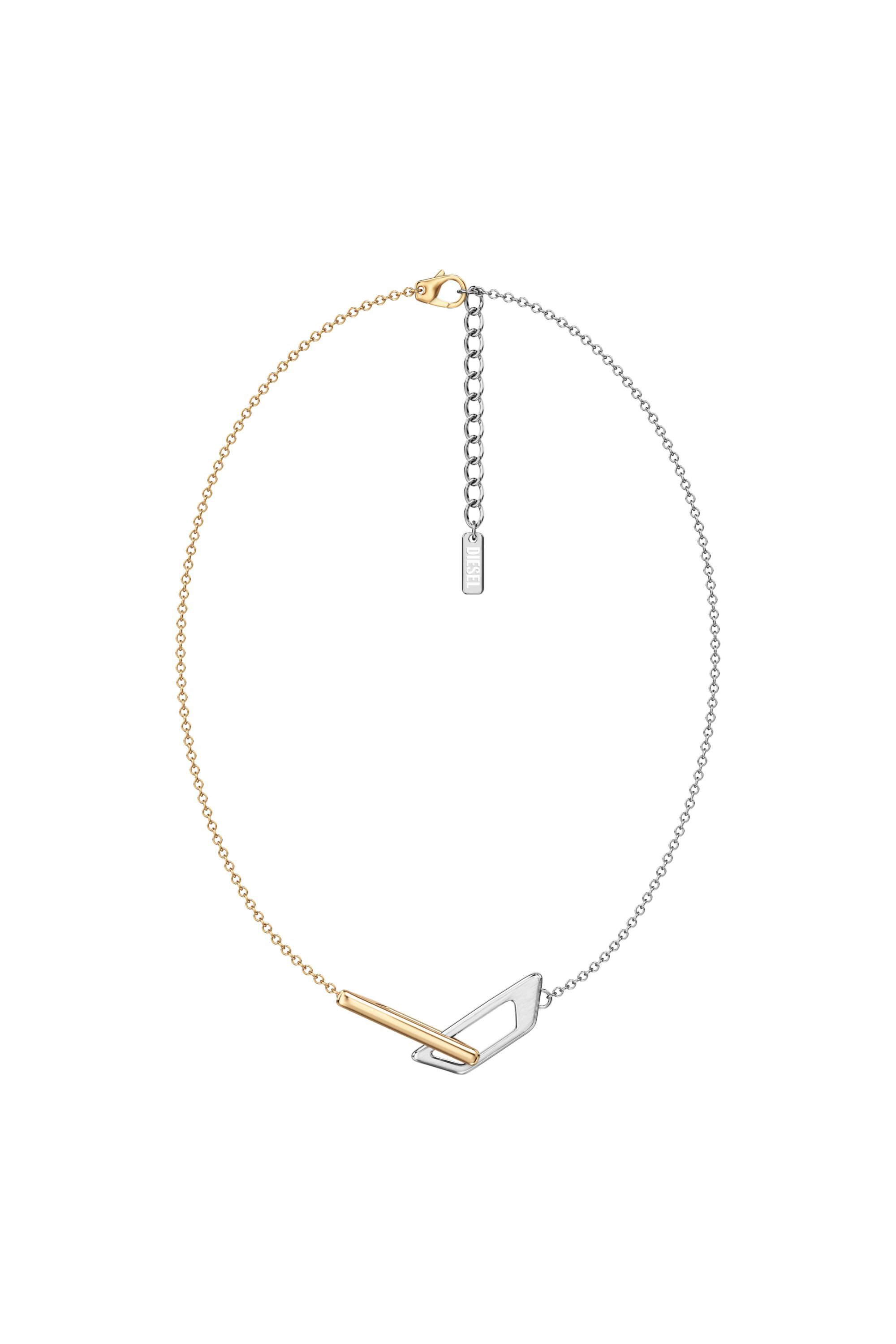 Diesel - DX1687931  JEWELLERY, Collana a catena in acciaio inox Unisex in Argento - 1