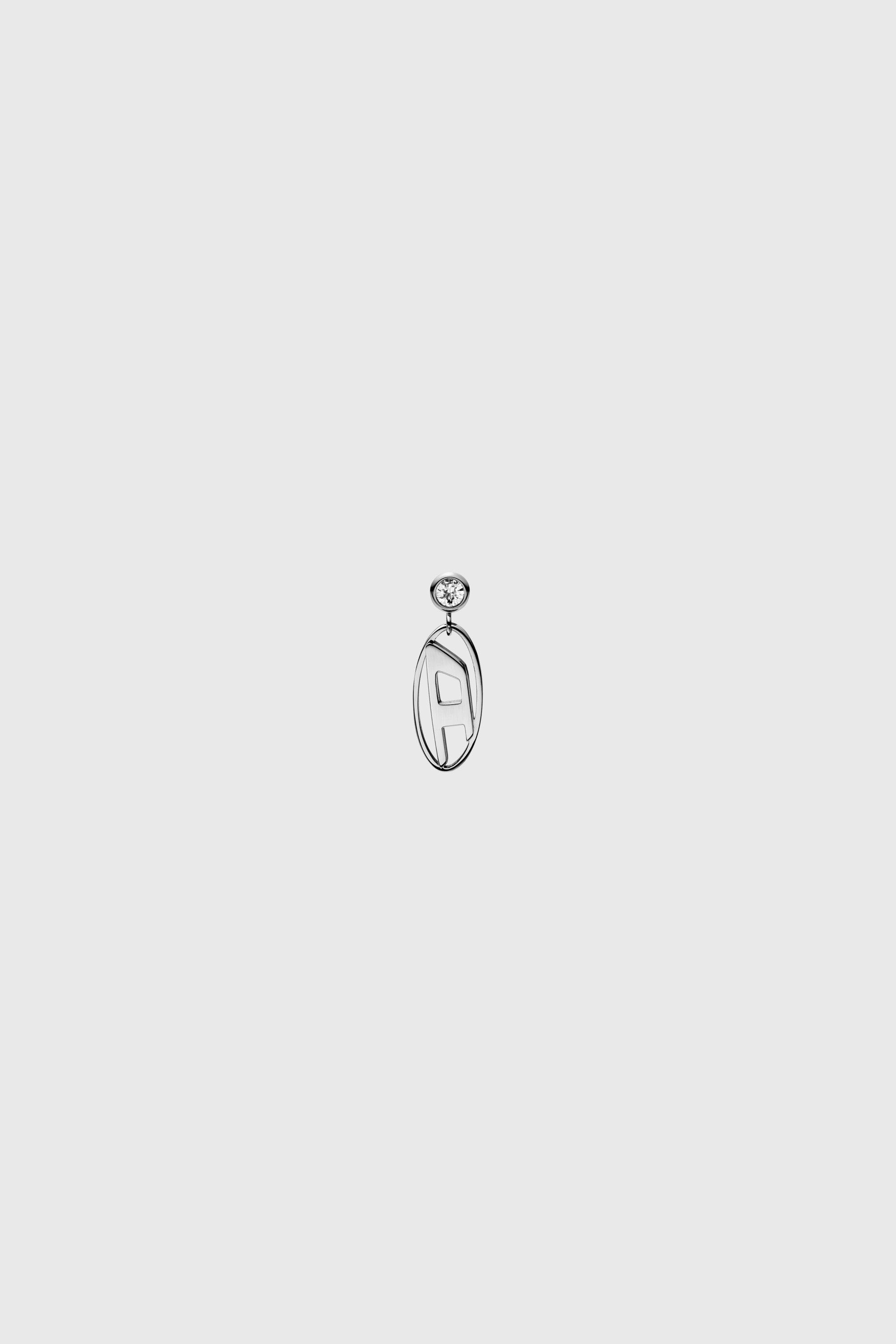Diesel - DX1655040 JEWELLERY, Orecchino a goccia in acciaio inossidabile Unisex in Argento - 2