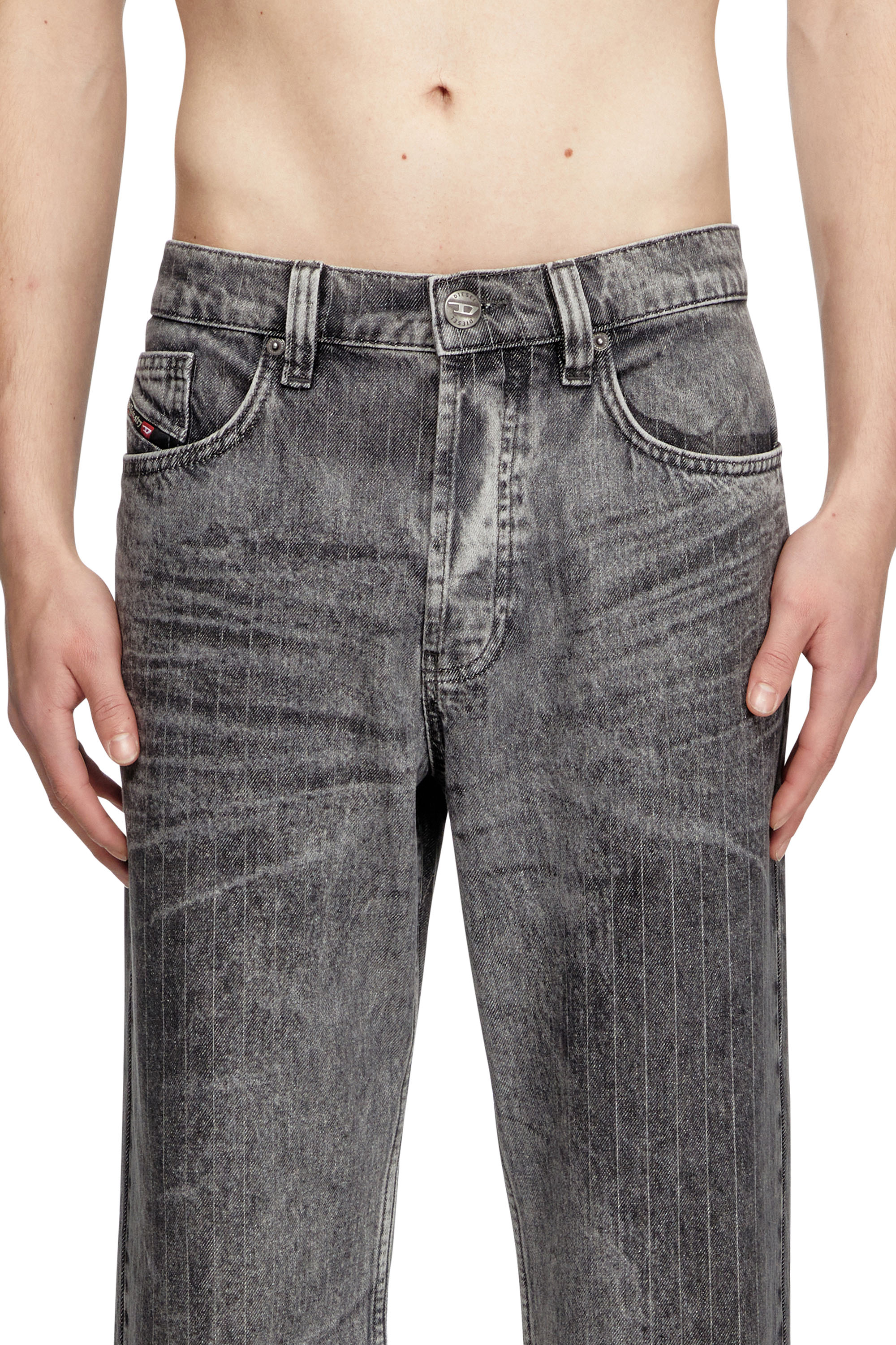 Diesel - Regular Jeans 2010 D-Macs 0ABCU Uomo, Grigio Chiaro - Image 5