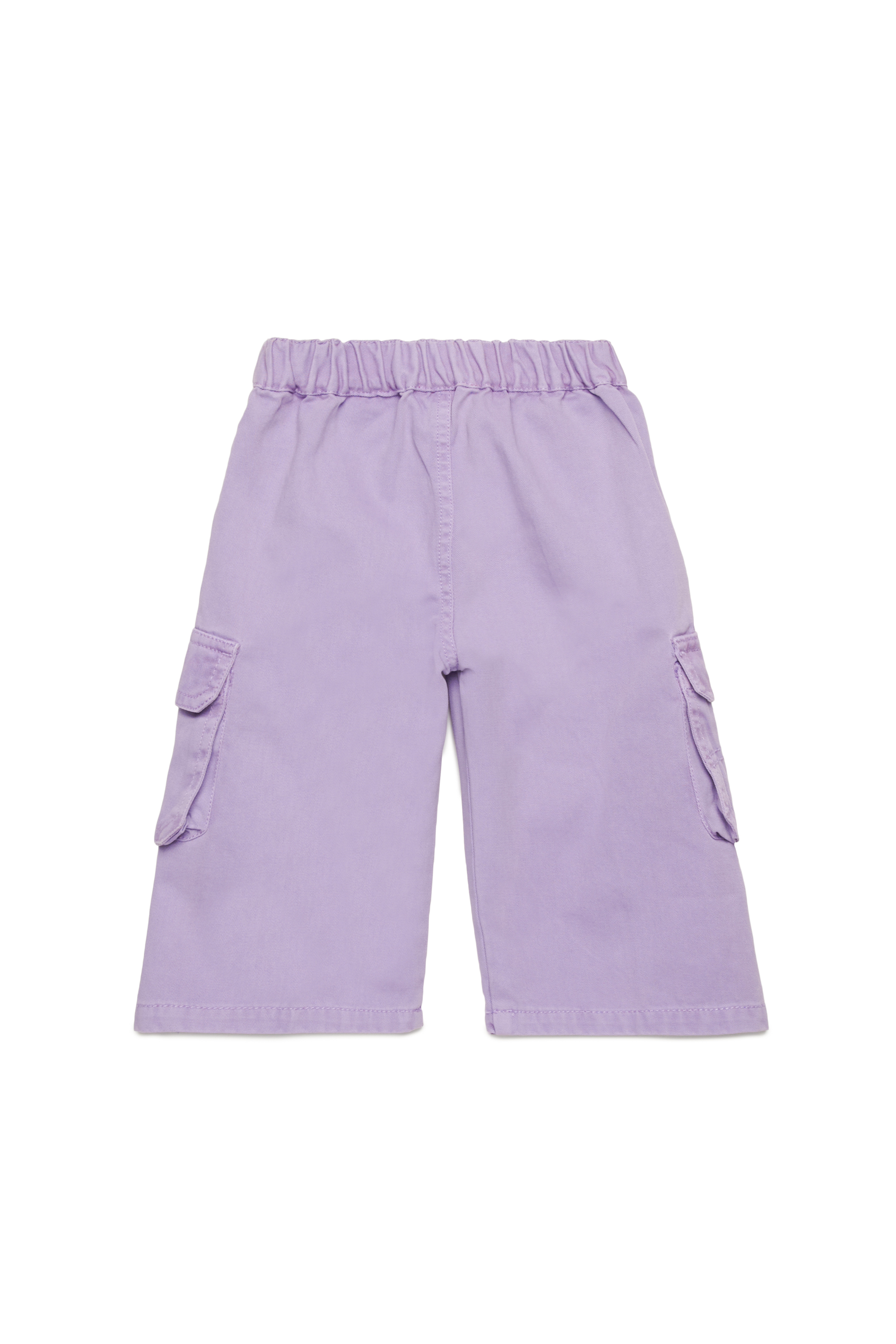 Diesel - PRATIB, Pantaloni cargo in gabardine di cotone Donna in Viola - 2