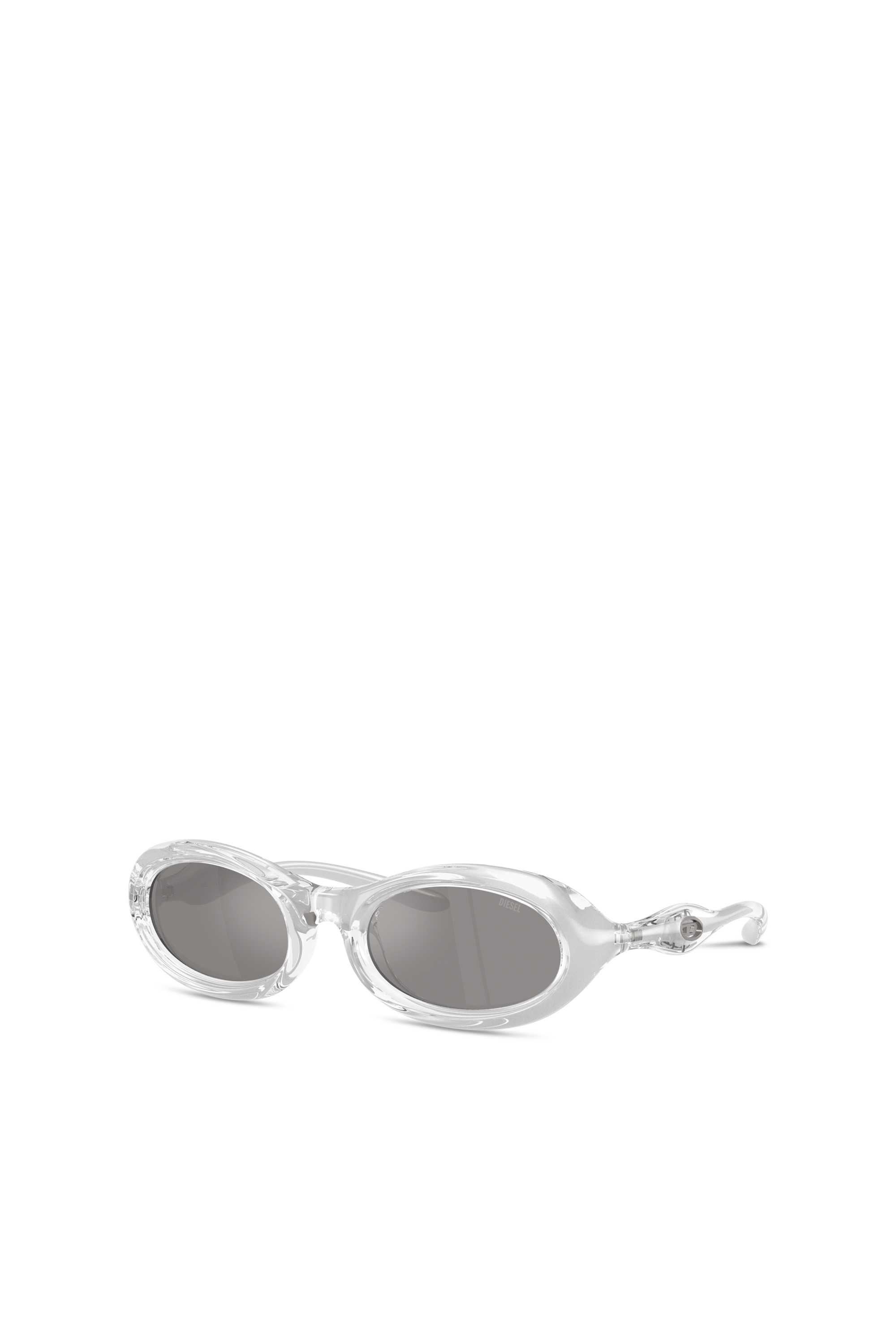 Diesel - 0DL3011U, Unisex's Oval sunglasses in Grey - 4