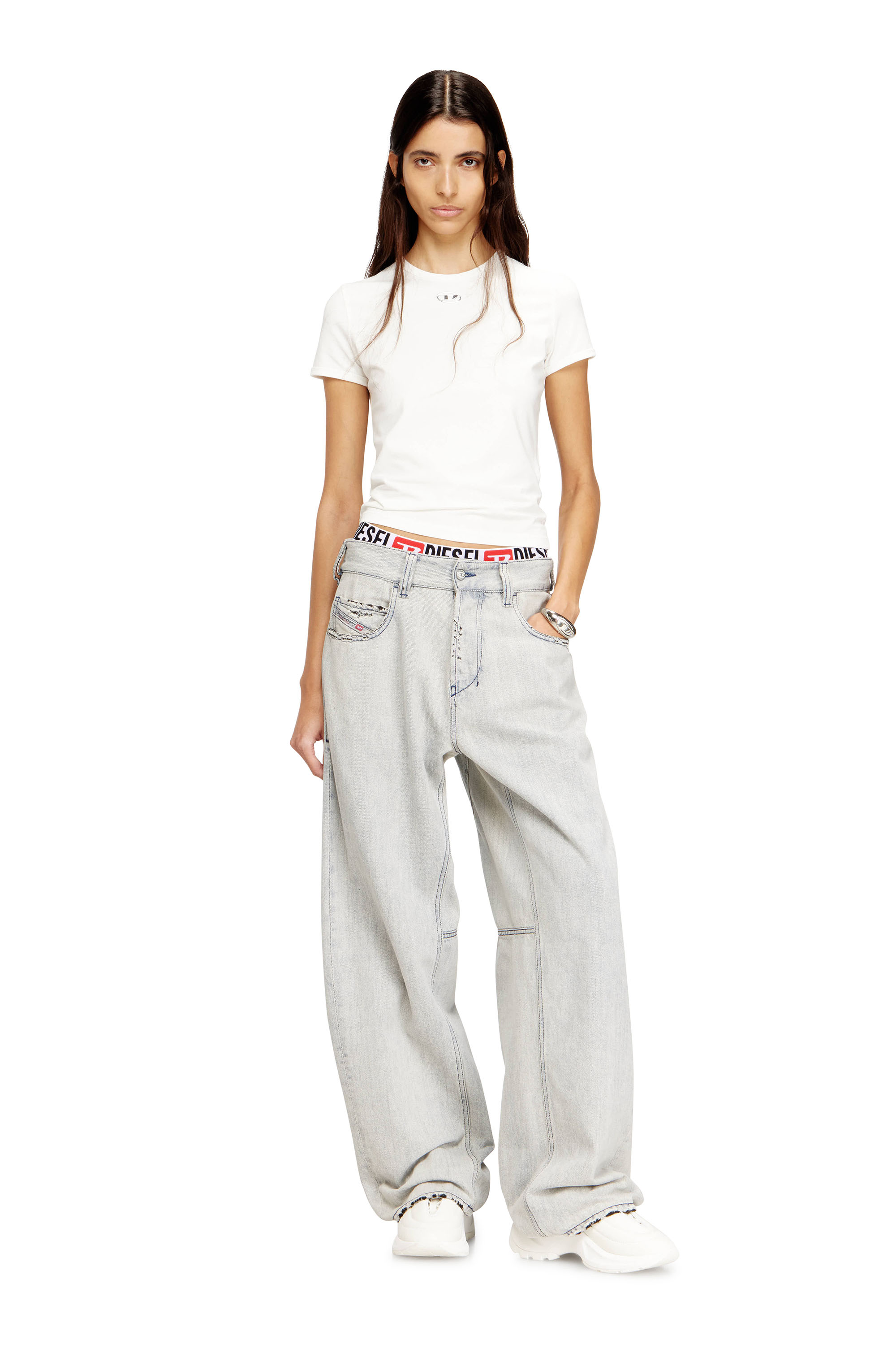 Diesel - Relaxed Jeans 1997 D-Enim-M 068UR Unisex, Blu Chiaro - Image 4