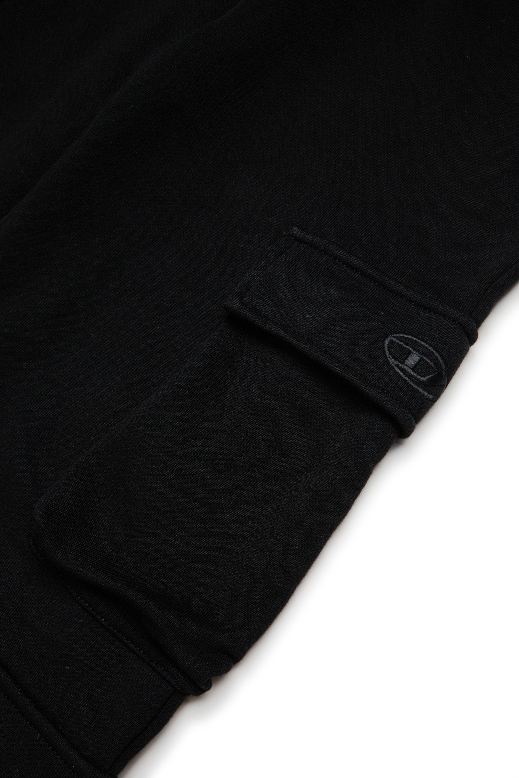 Diesel - PASDIR, Pantaloni in cotone con tasche cargo. Donna in Nero - 4