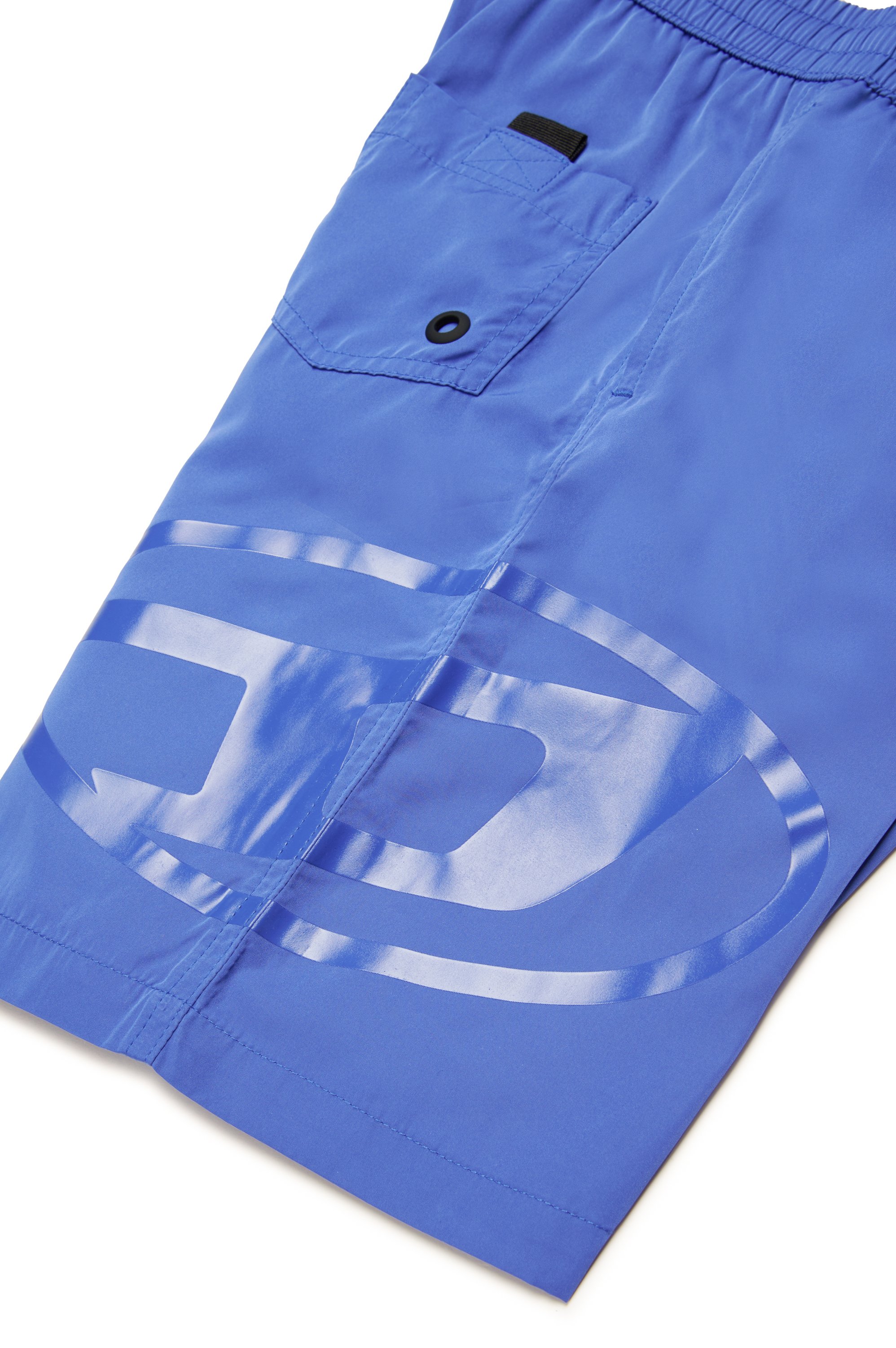 Diesel - MIPRUL, Pantaloncini da bagno con logo Oval D tono su tono Uomo in Blu - 4