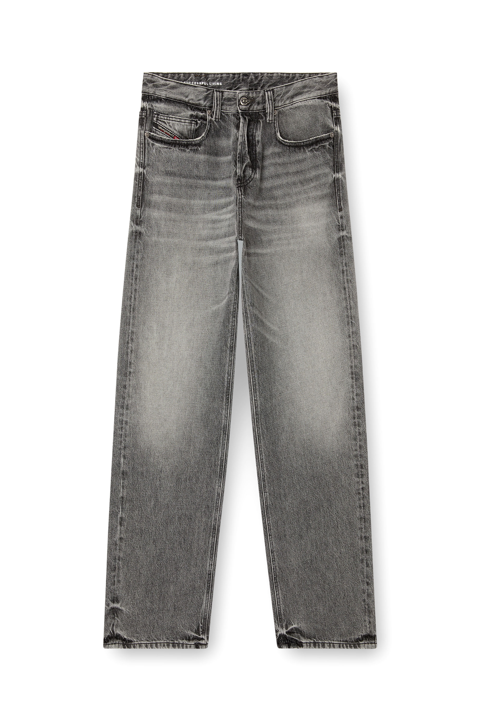 Diesel - Relaxed Jeans 2001 D-Macro 007AW Uomo, Grigio - Image 3