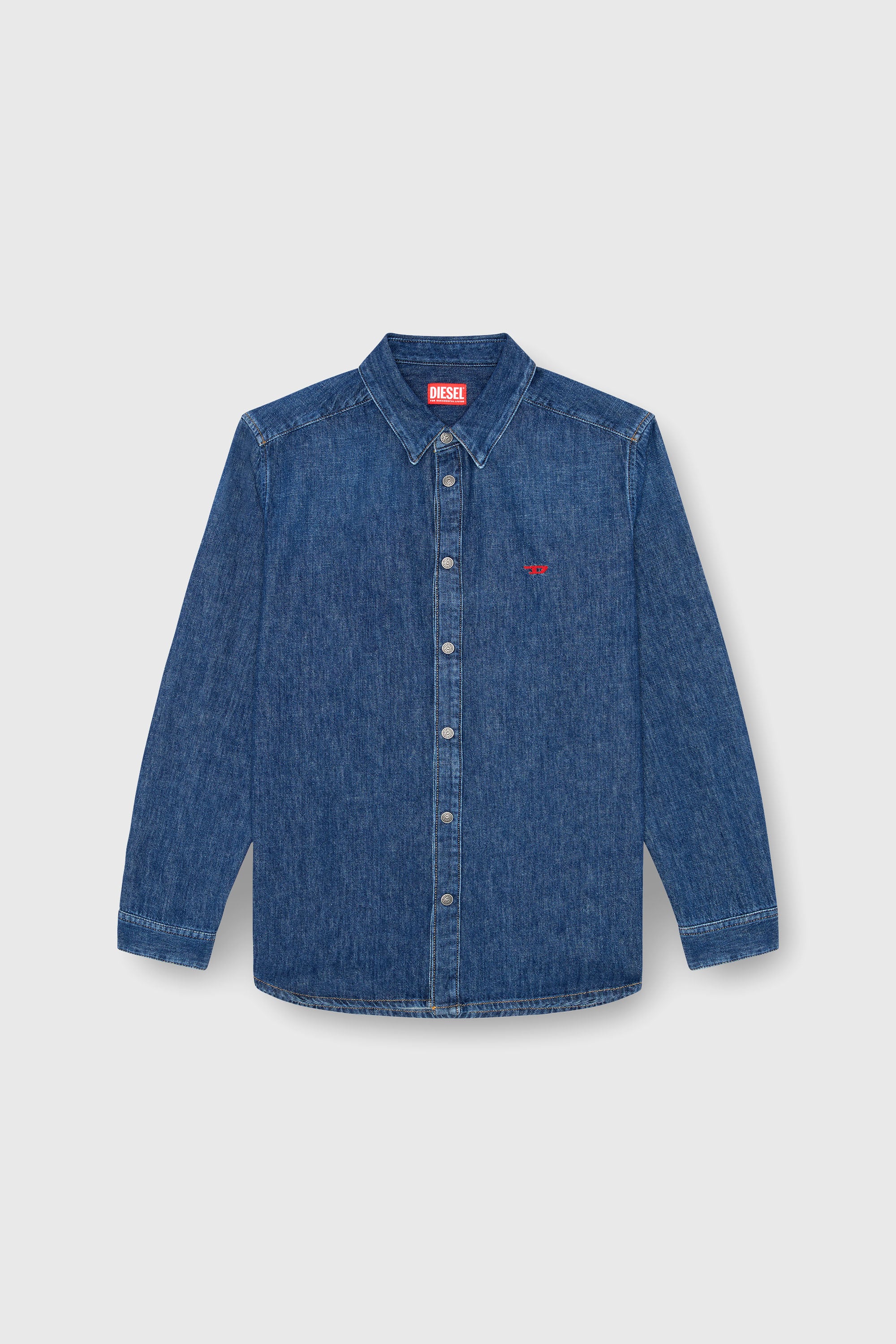 Diesel - D-SIMPLY, Camicia in denim Uomo in Blu - 2