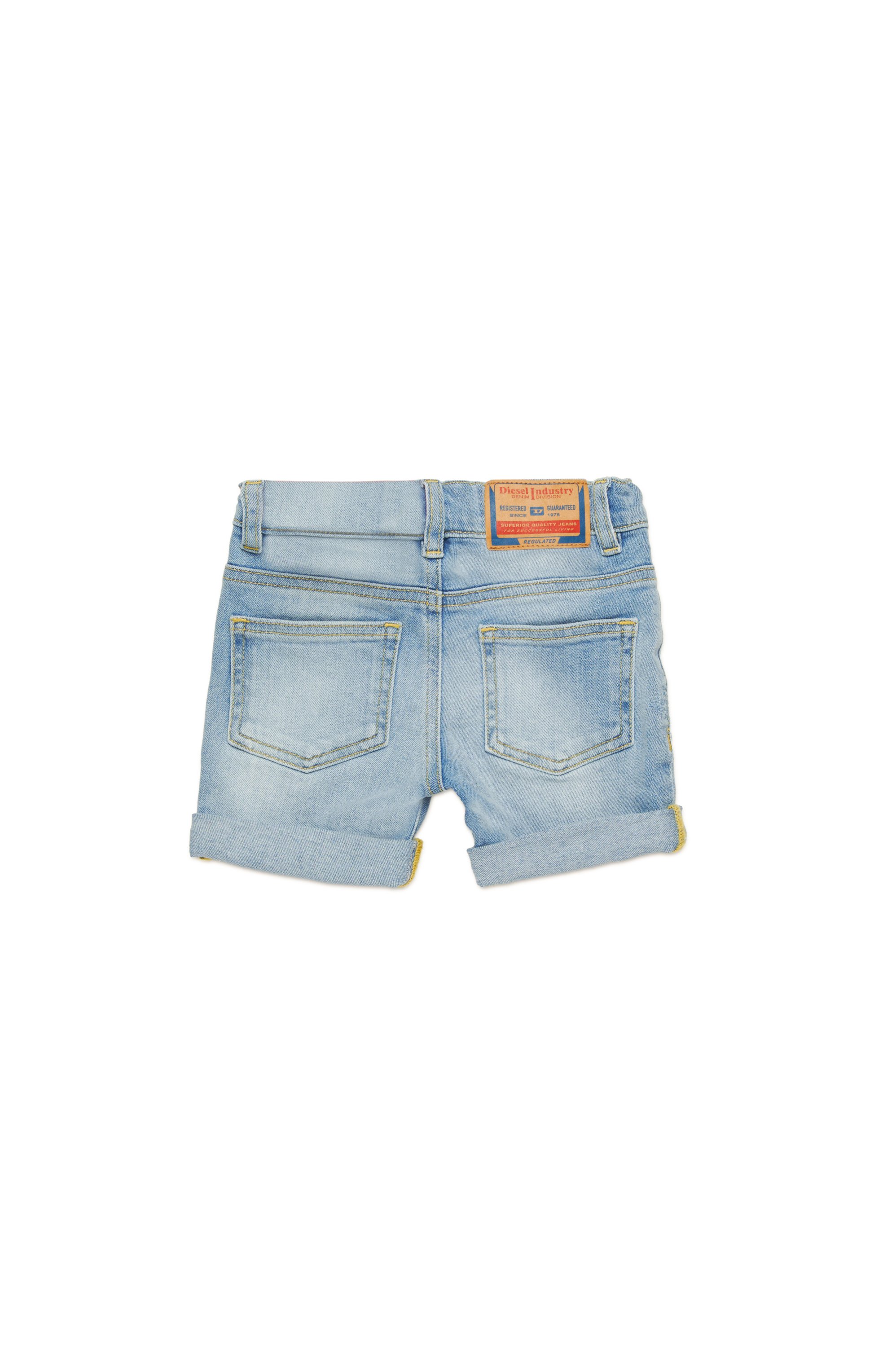 Diesel - PGALLYB, Shorts in denim distressed Unisex in Blu - 2