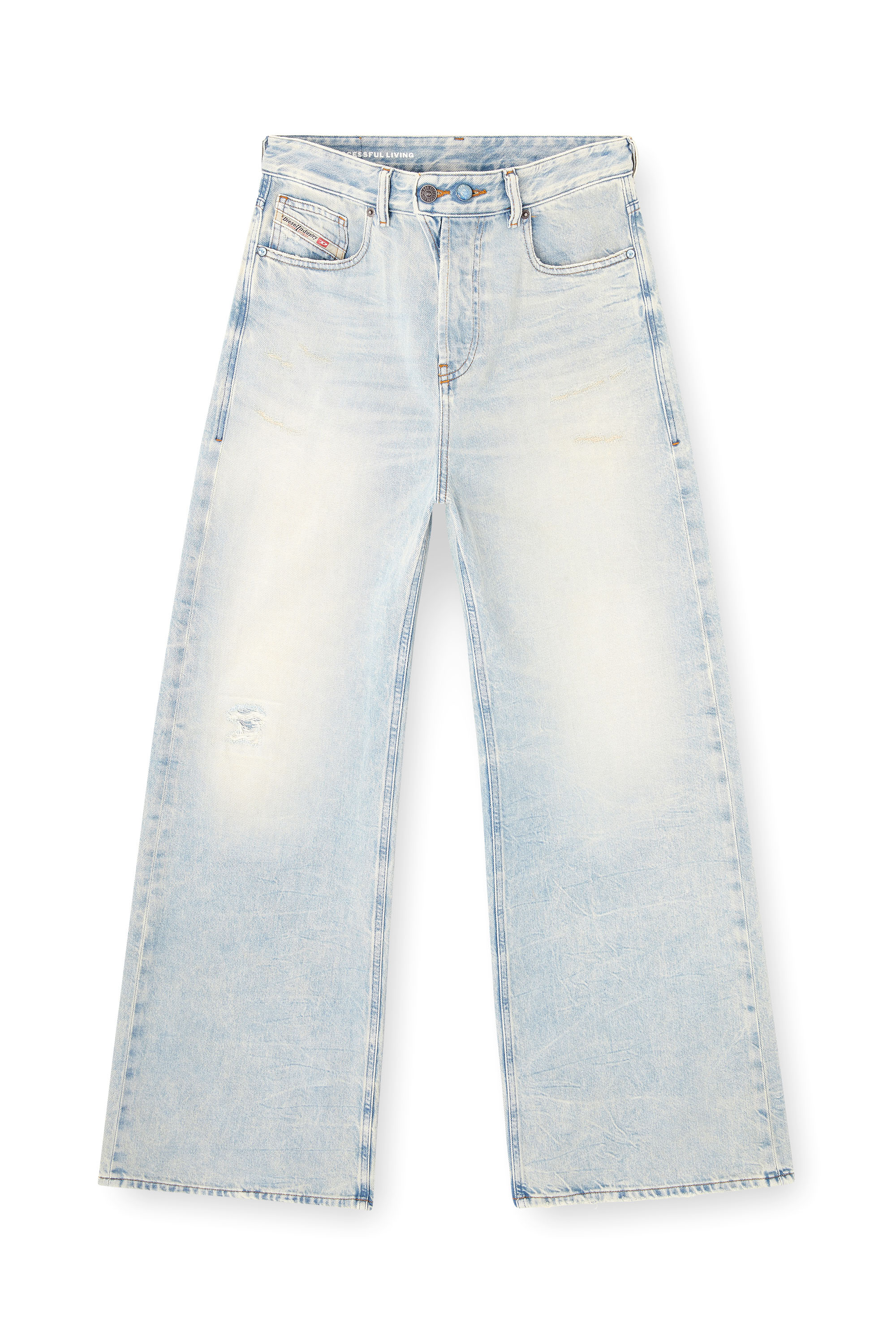 Diesel - Relaxed Jeans 1996 D-Sire 09N22 Donna, Blu Chiaro - Image 3