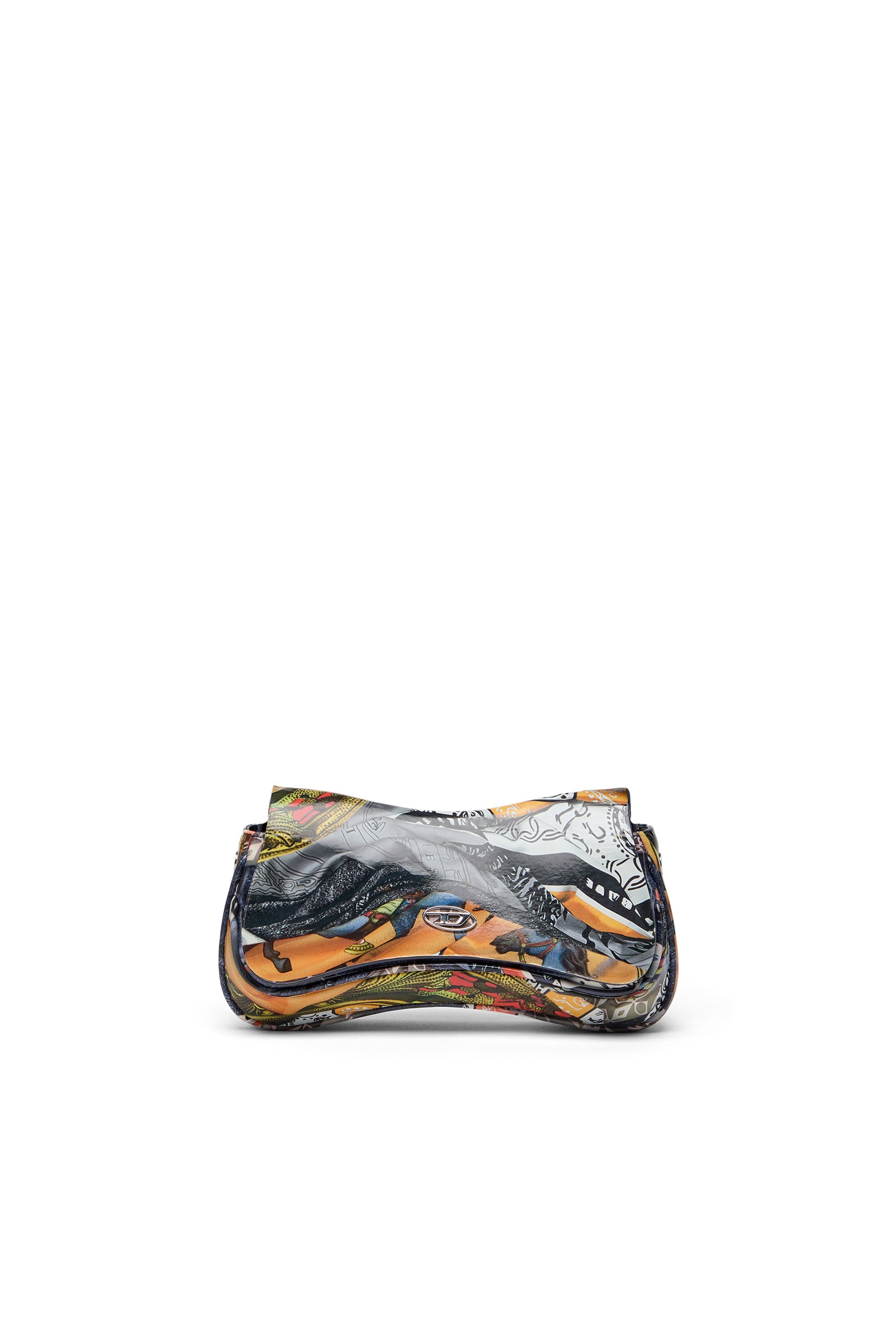 Diesel - PLAY CLUTCH, Play-Clutch lucida con stampa Donna in Multicolor - 1