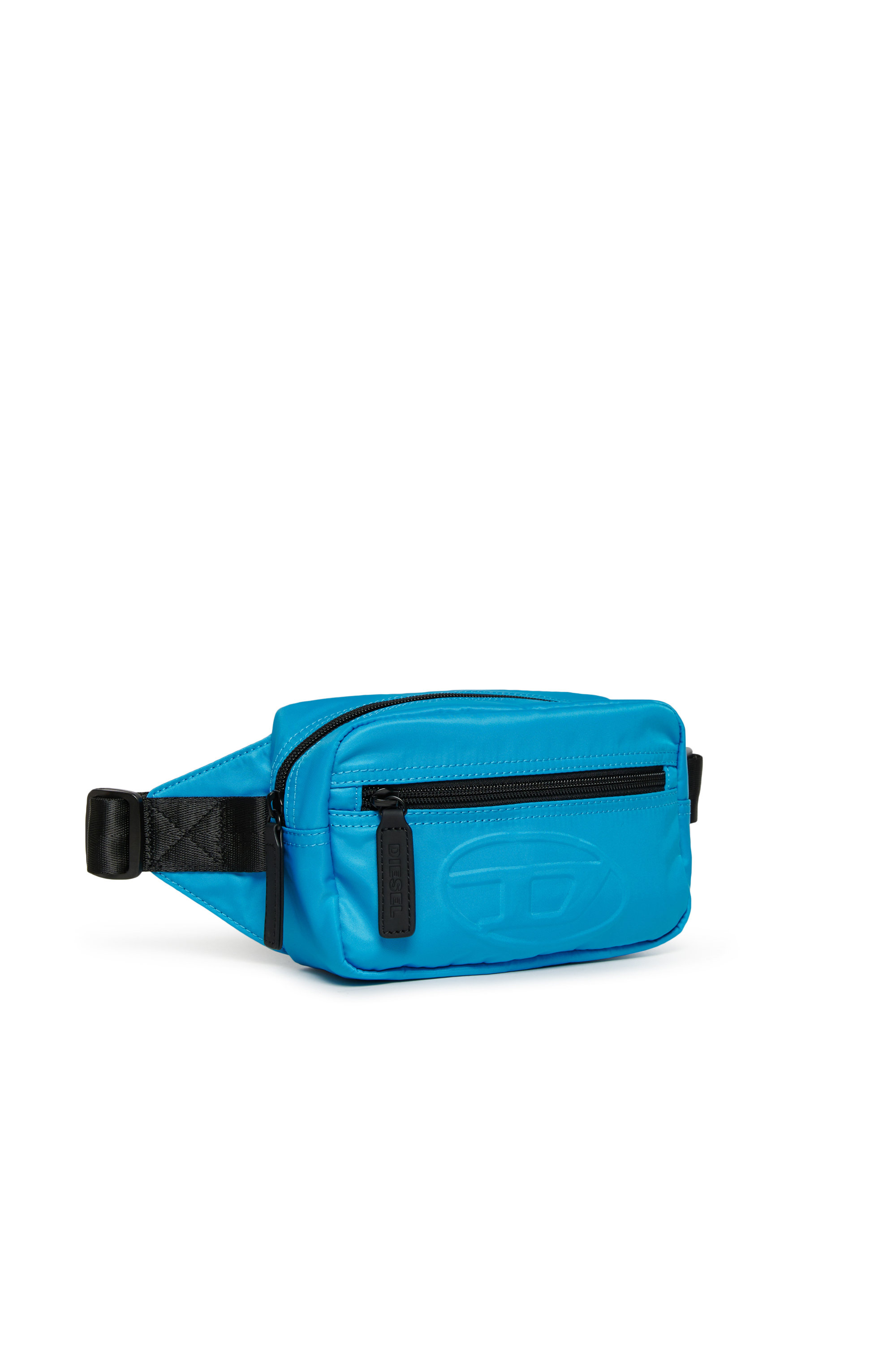 Diesel - WDEMBOSSED, Marsupio in nylon con logo in rilievo Unisex in Blu - 3