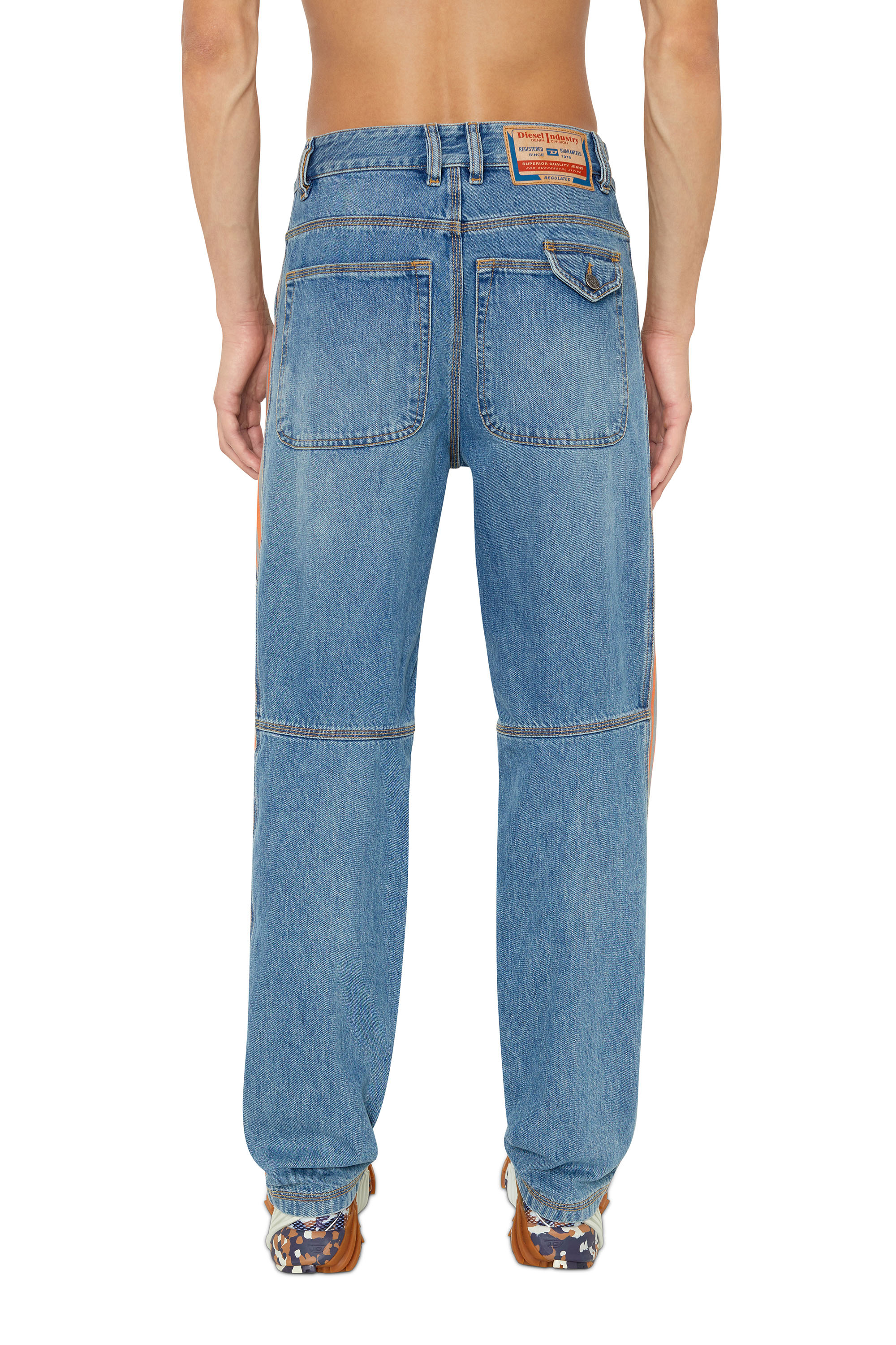 Diesel - D-Arbus 0EIAW Straight Jeans, Blu medio - Image 2
