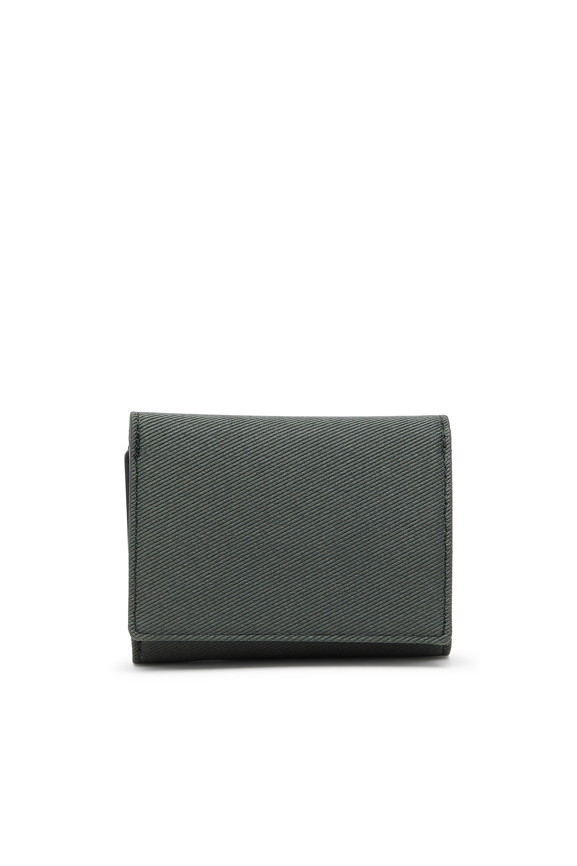 Diesel - D-PACK TRI FOLD COIN 3D, Portamonete con patch in rilievo Uomo in Verde - 2