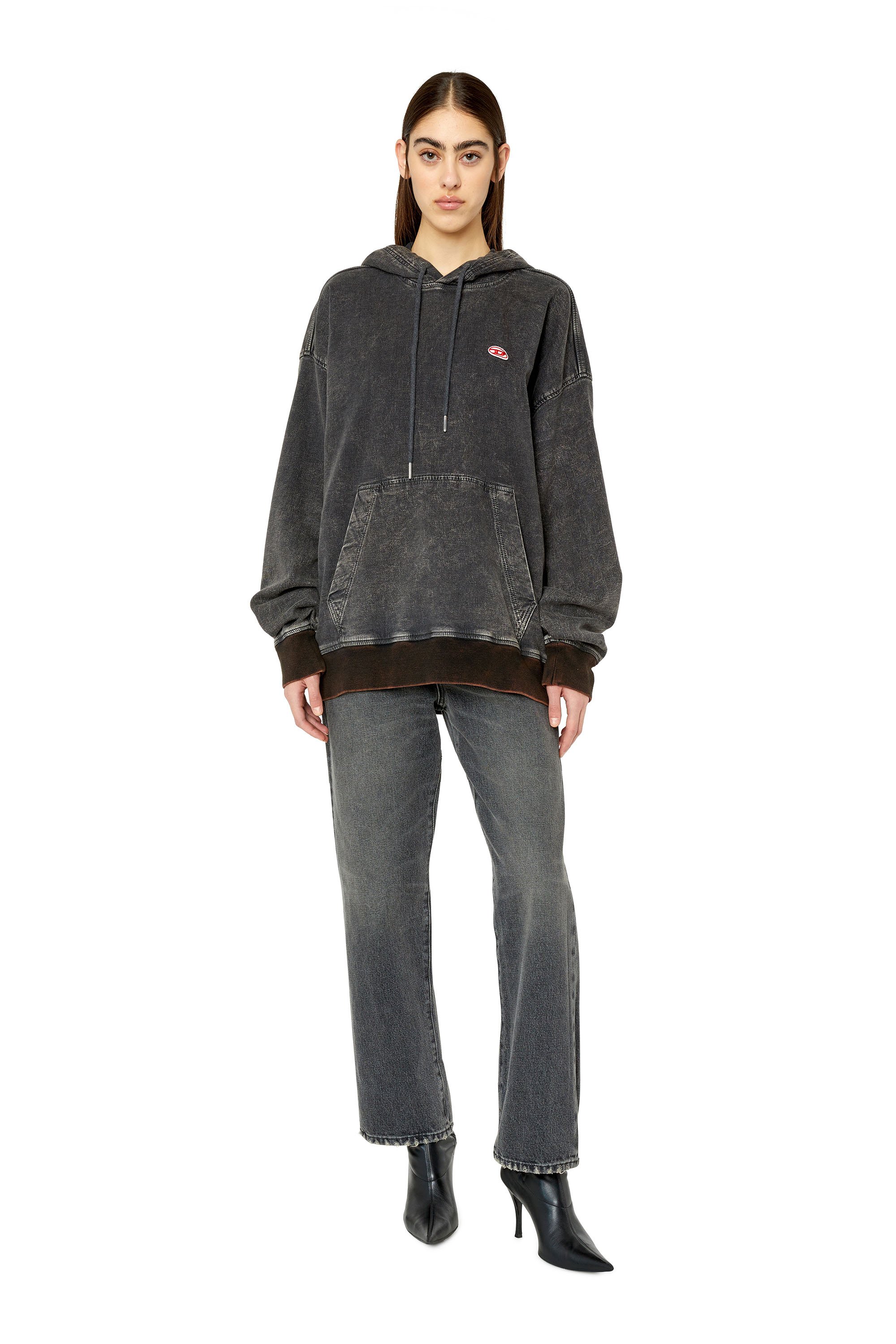 Diesel - 1999 D-Reggy 007K8 Straight Jeans, Nero/Grigio scuro - Image 4