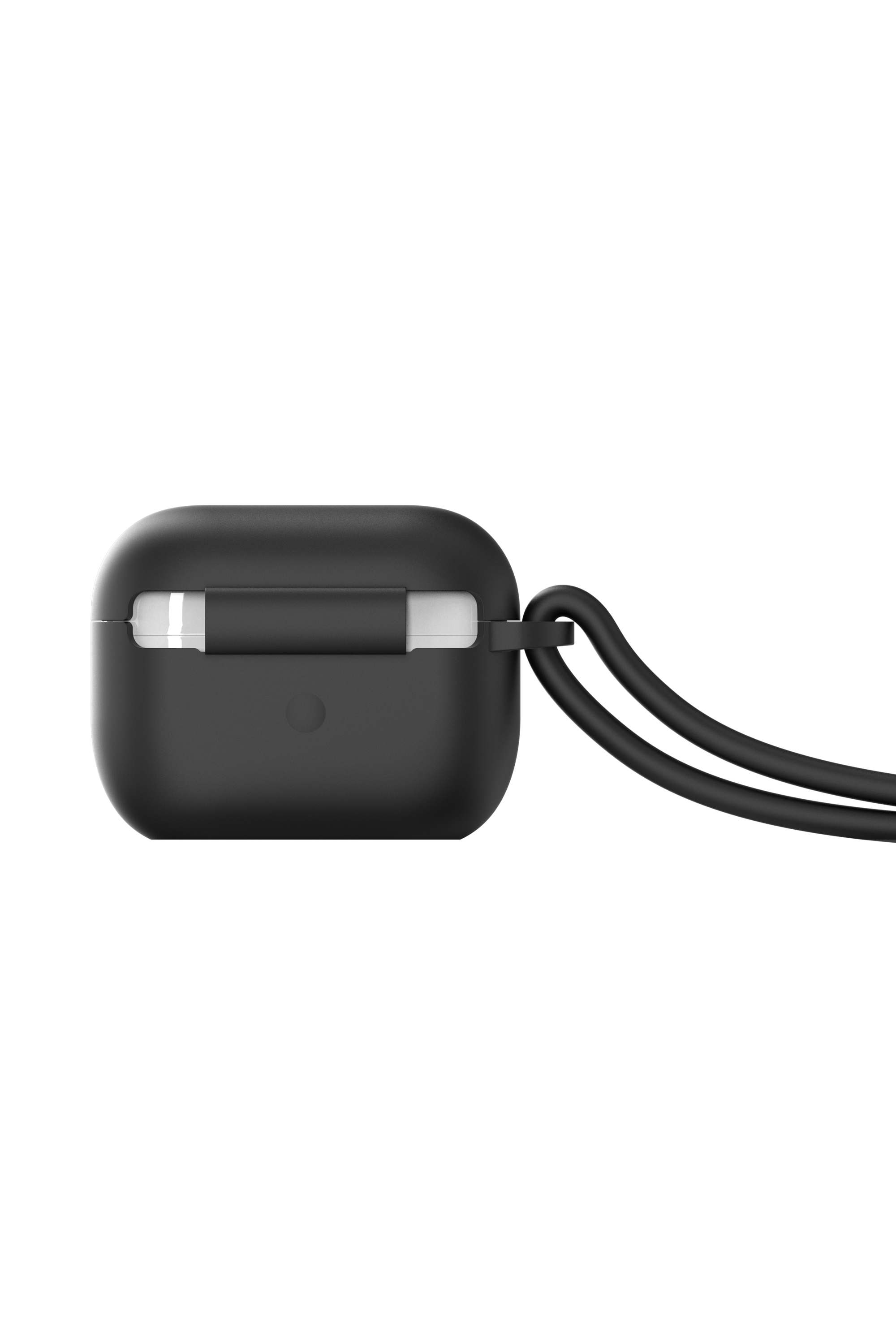 Diesel - 49863 AIRPOD CASE, Custodia in silicone per AirPods Pro Unisex in Nero - 2
