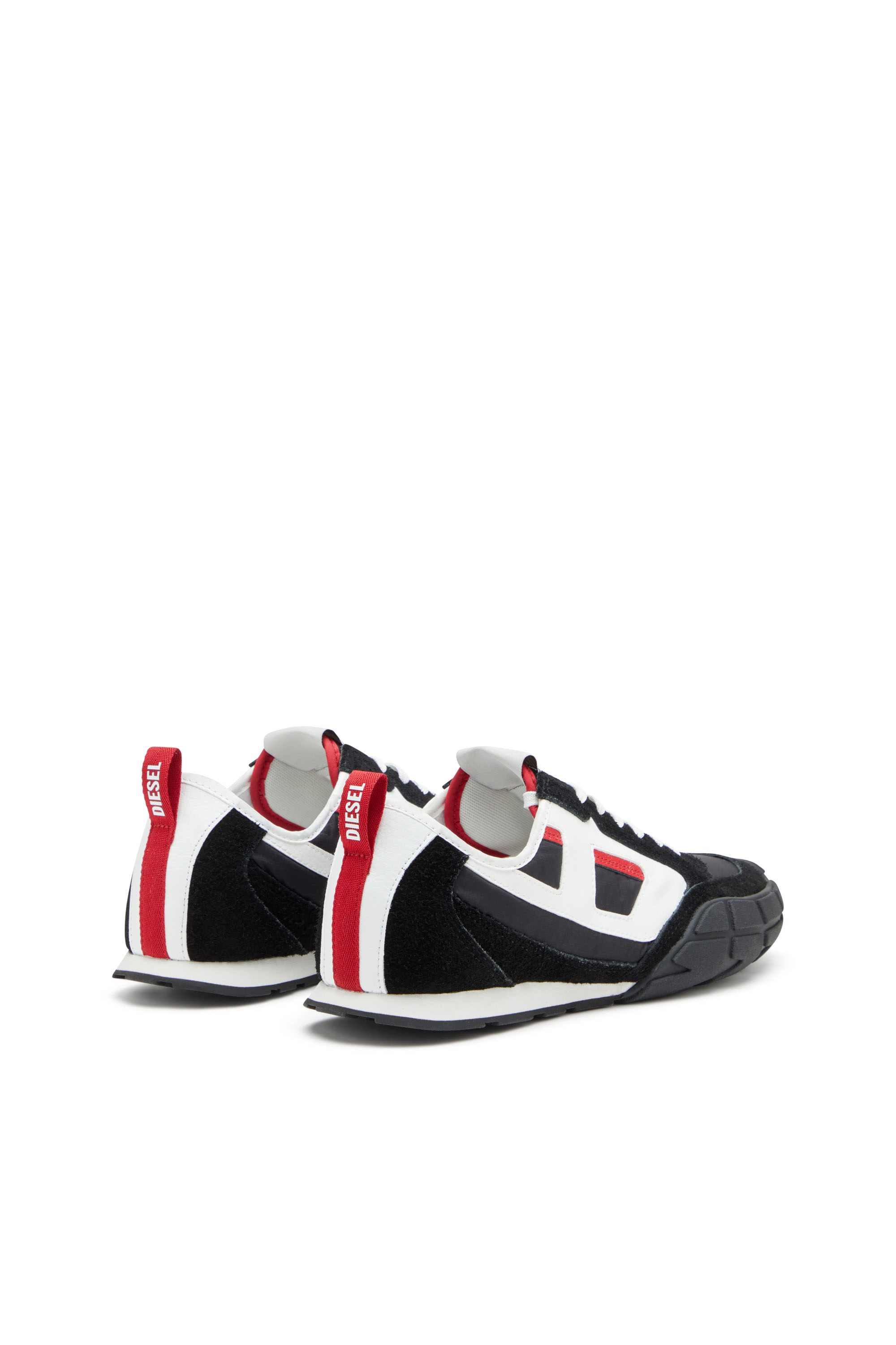 Diesel - S-PAGODHA LOW, Sneaker in pelle, suede e ripstop Uomo in ToBeDefined - 3