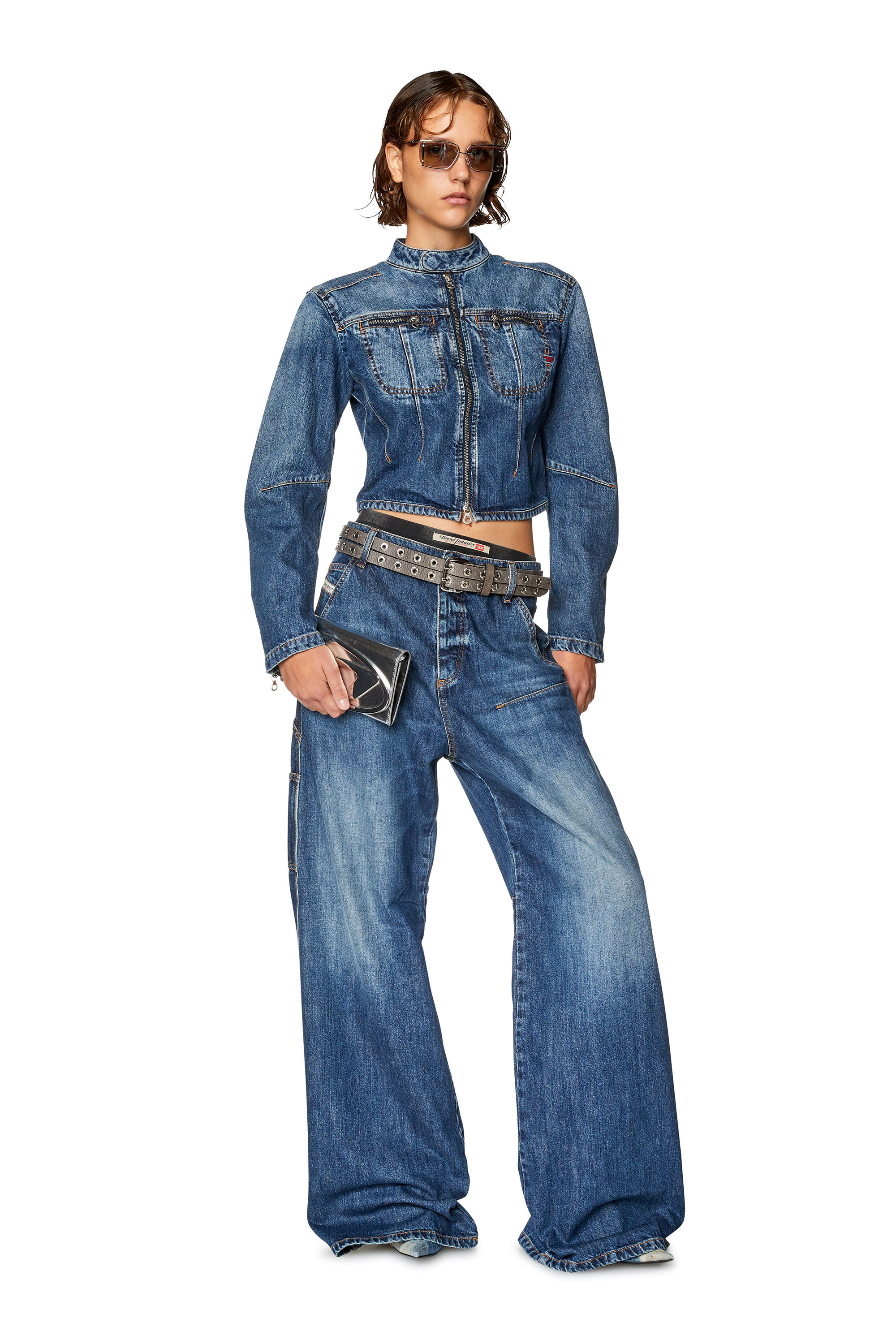 Diesel - Straight Jeans 1996 D-Sire 0HJAW, Blu Scuro - Image 2