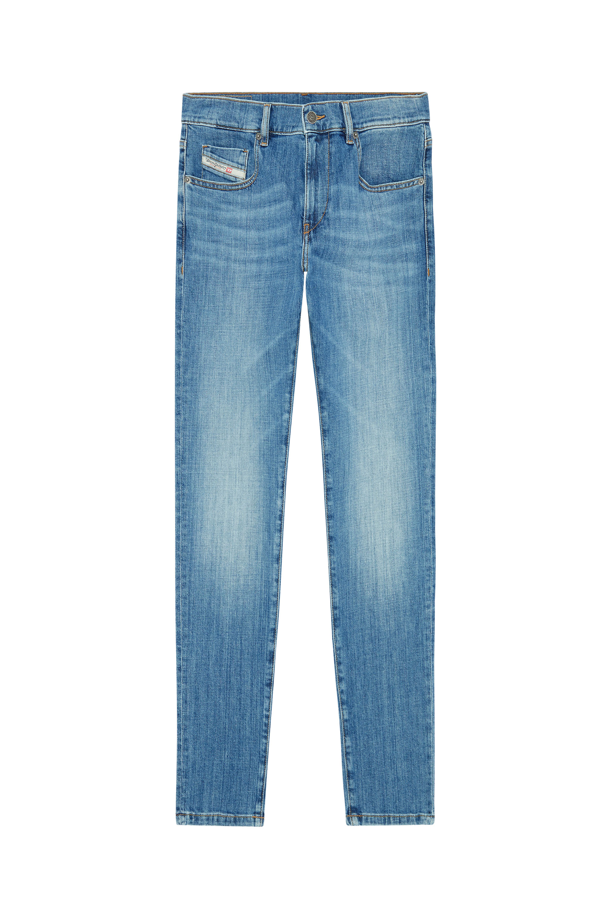 Diesel - 2019 D-STRUKT 0EKAI Slim Jeans, Blu medio - Image 5