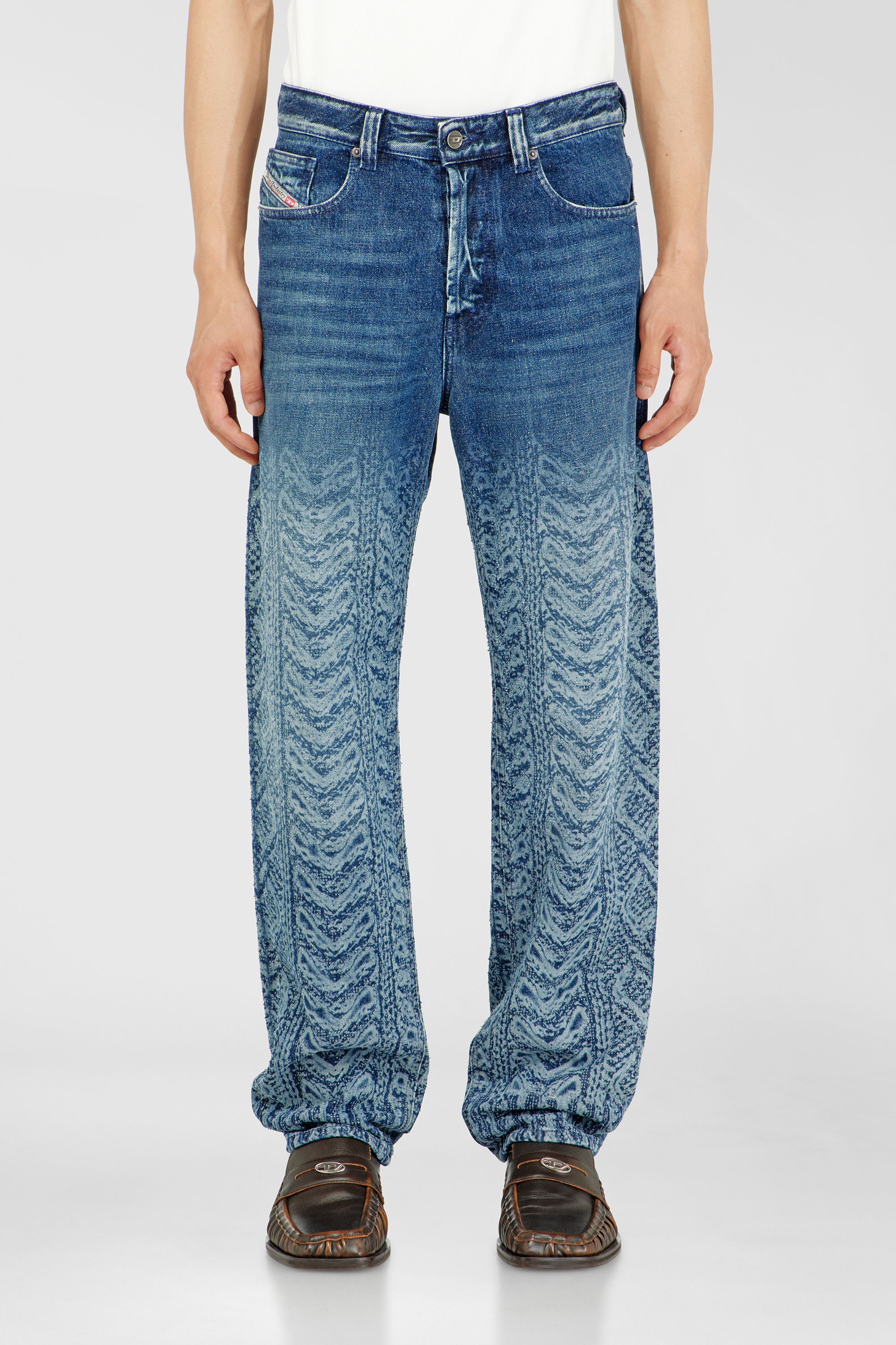 Diesel - Regular Jeans 2024 D-Macs 007EV Uomo, Blu Scuro - Image 1