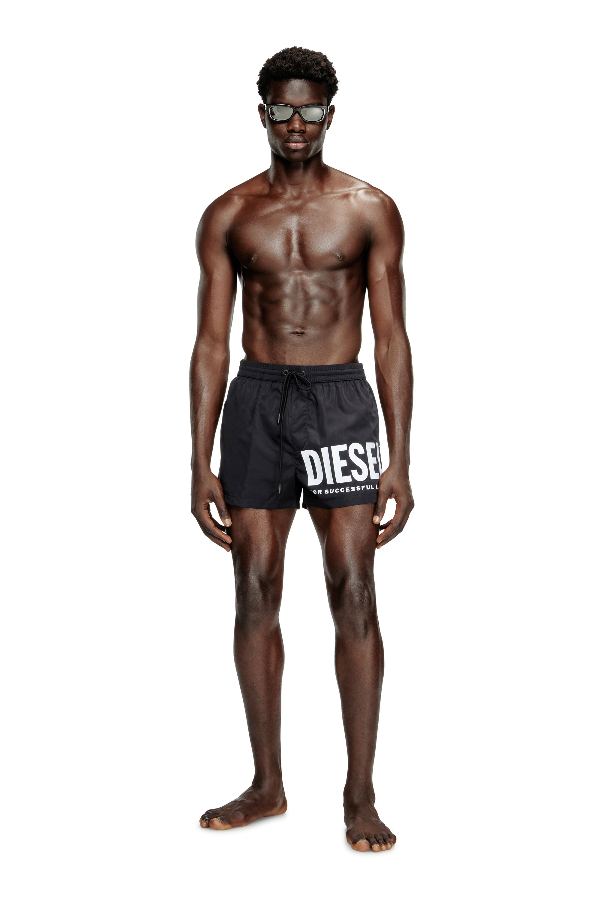Diesel - MARIO-34-D-CORE, Boxer da mare con stampa logo Uomo in Multicolor - 1
