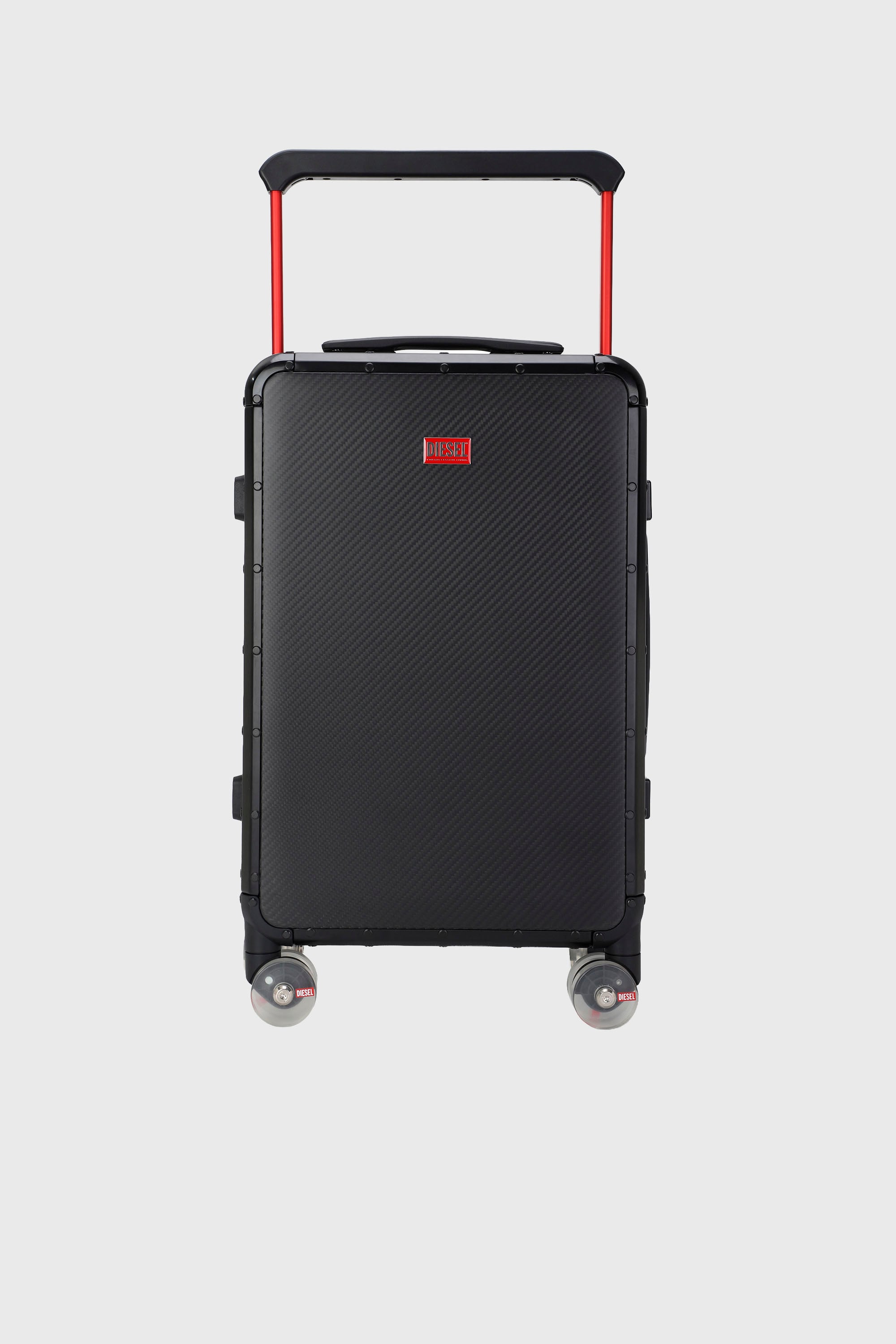 Diesel - DSL CARBON FIBER TROLLEY-BLACK- DSL001, Valigia in fibra di carbonio taglia S Unisex in Nero - 1