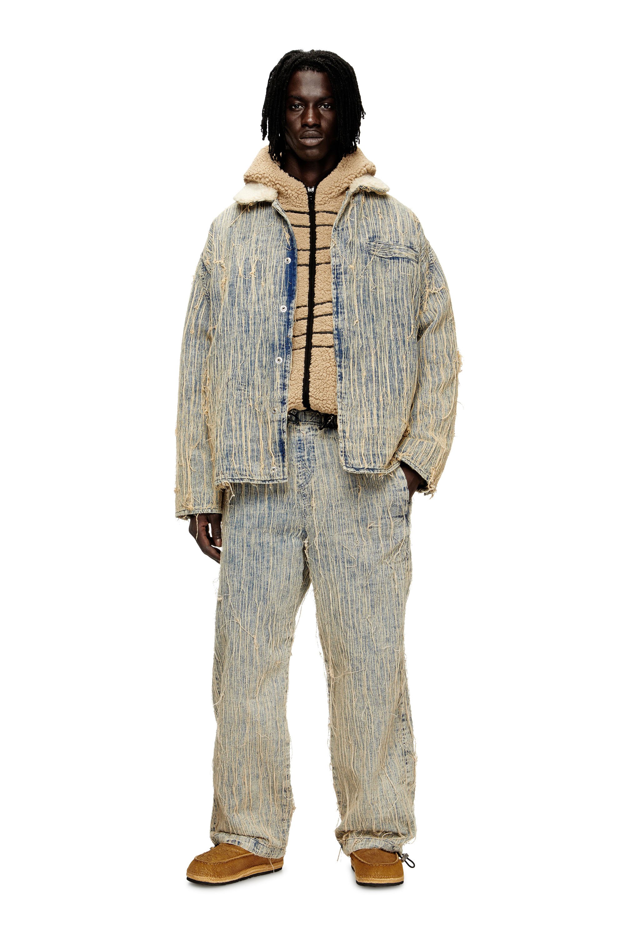 Diesel - Relaxed Jeans D-Martial 0CMBZ Unisex, Blu medio - Image 2