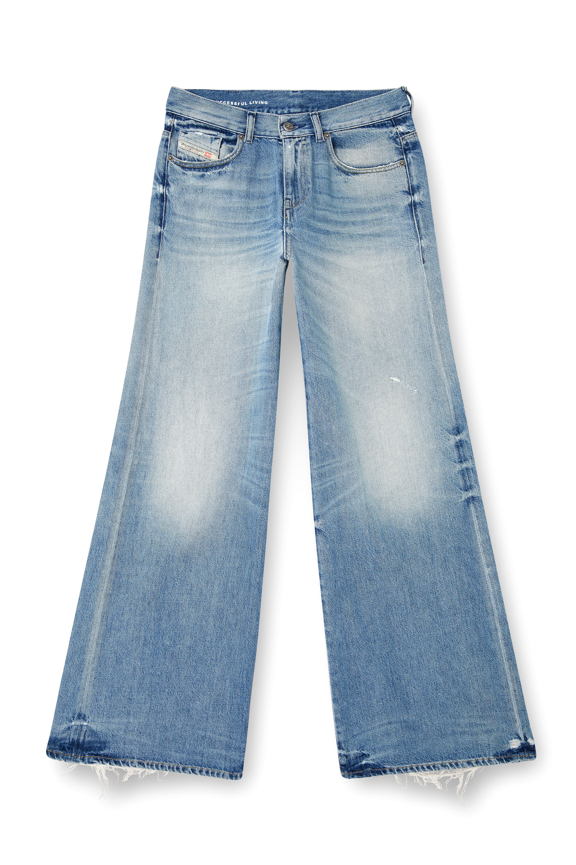 Diesel - Flare Jeans 1978 D-Akemi 09M07 Donna, Blu Chiaro - Image 2