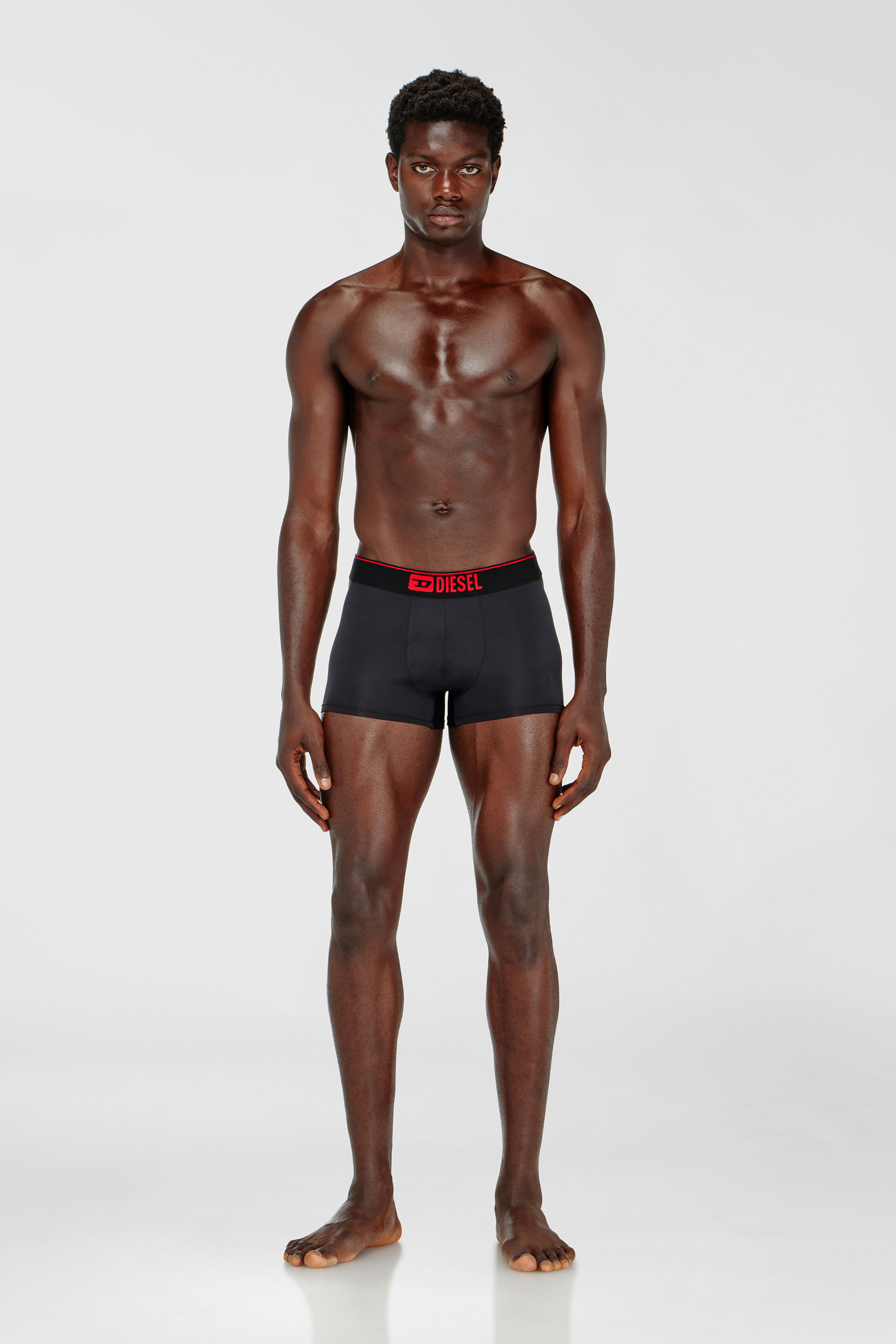 Diesel - UMBX-DAMIENTHREEPACK, Set da tre boxer in microfibra Uomo in Nero - 1