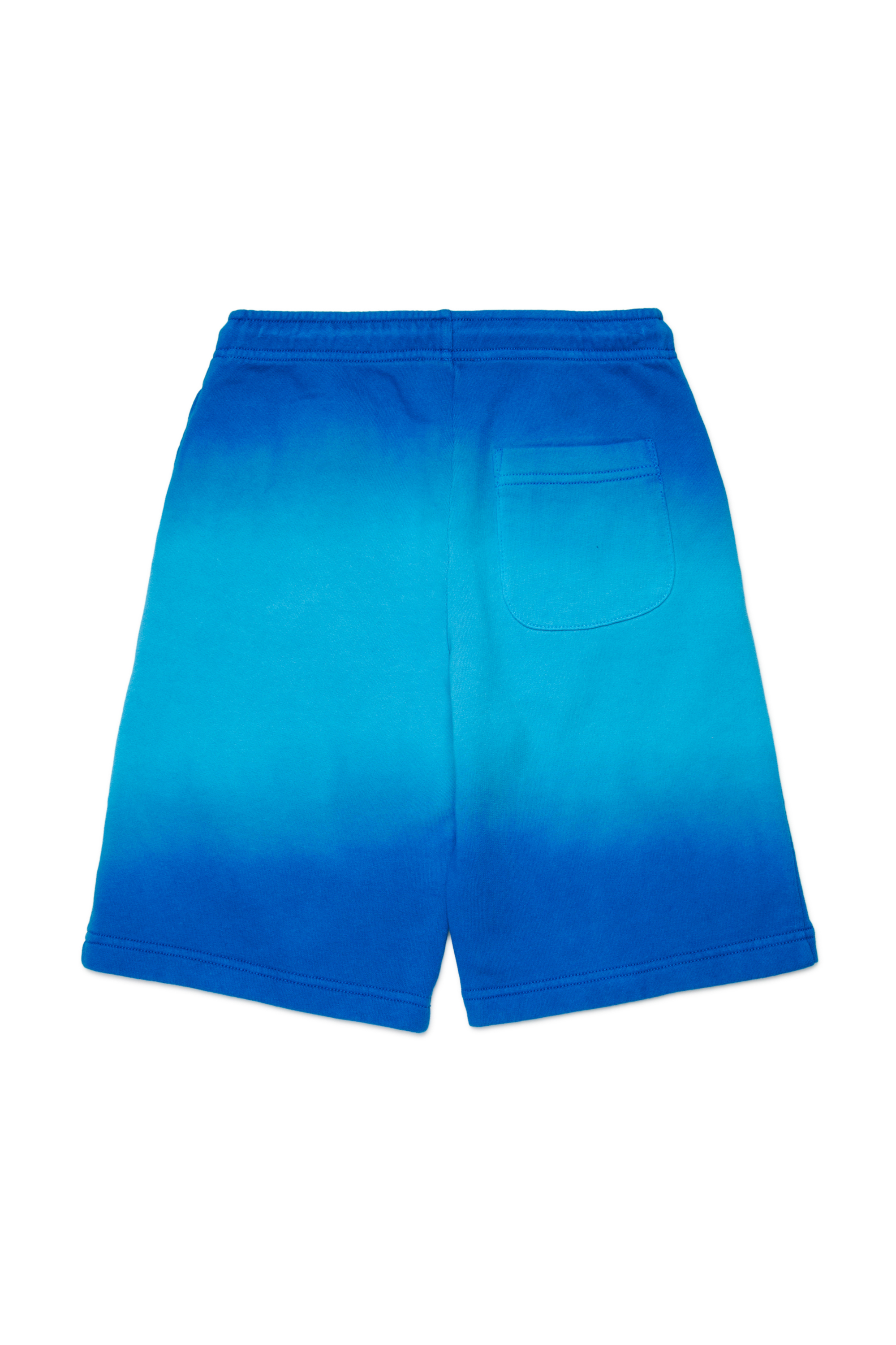Diesel - PSHADE, Shorts in cotone con lavaggio sfumato Uomo in Blu - 2