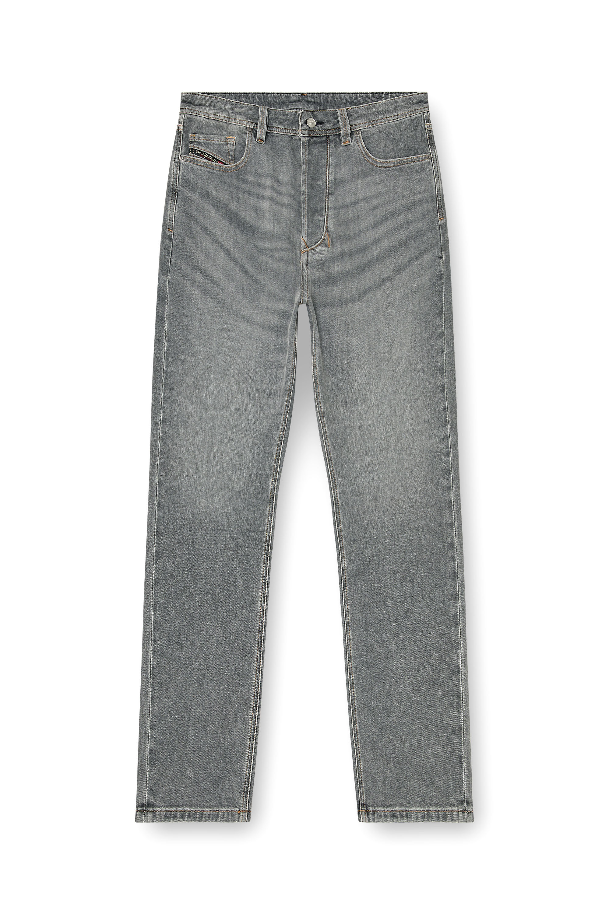 Diesel - Regular Jeans 1986 Larkee-Beex 0KBBI Uomo, Grigio - Image 6