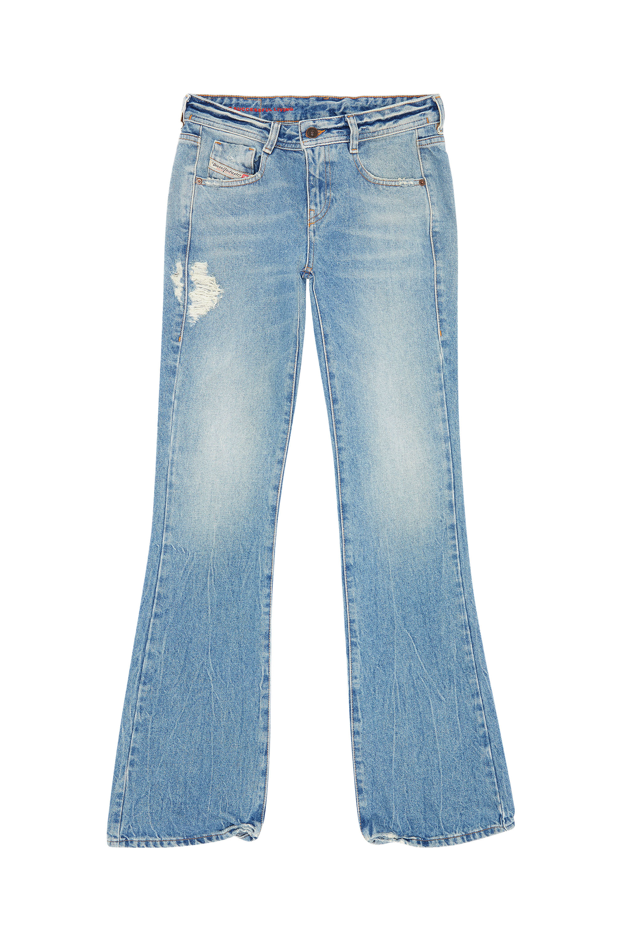Diesel - 1969 D-EBBEY 09D98 Bootcut and Flare Jeans, Blu medio - Image 1