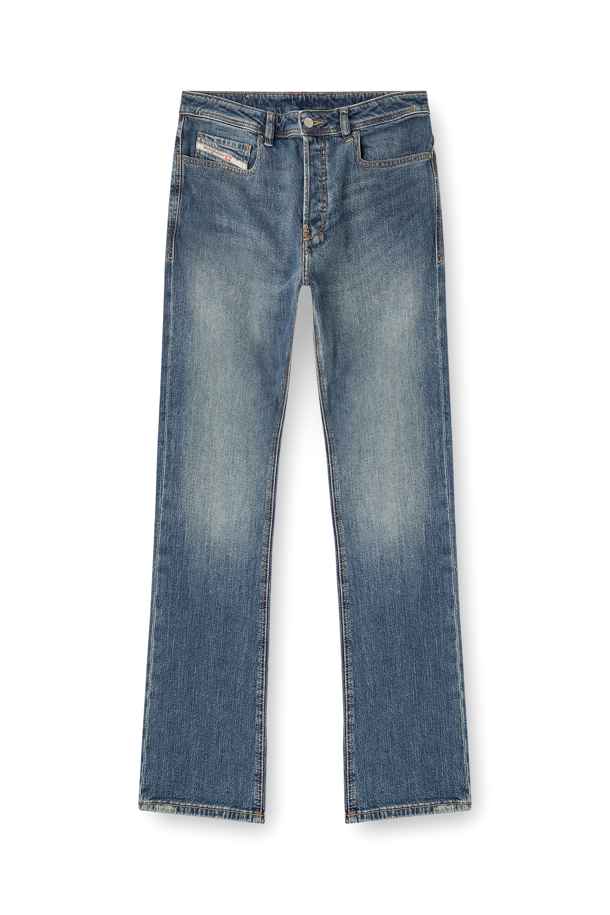 Diesel - Bootcut Jeans 2007 Zatiny 0DBDU Uomo, Blu medio - Image 3