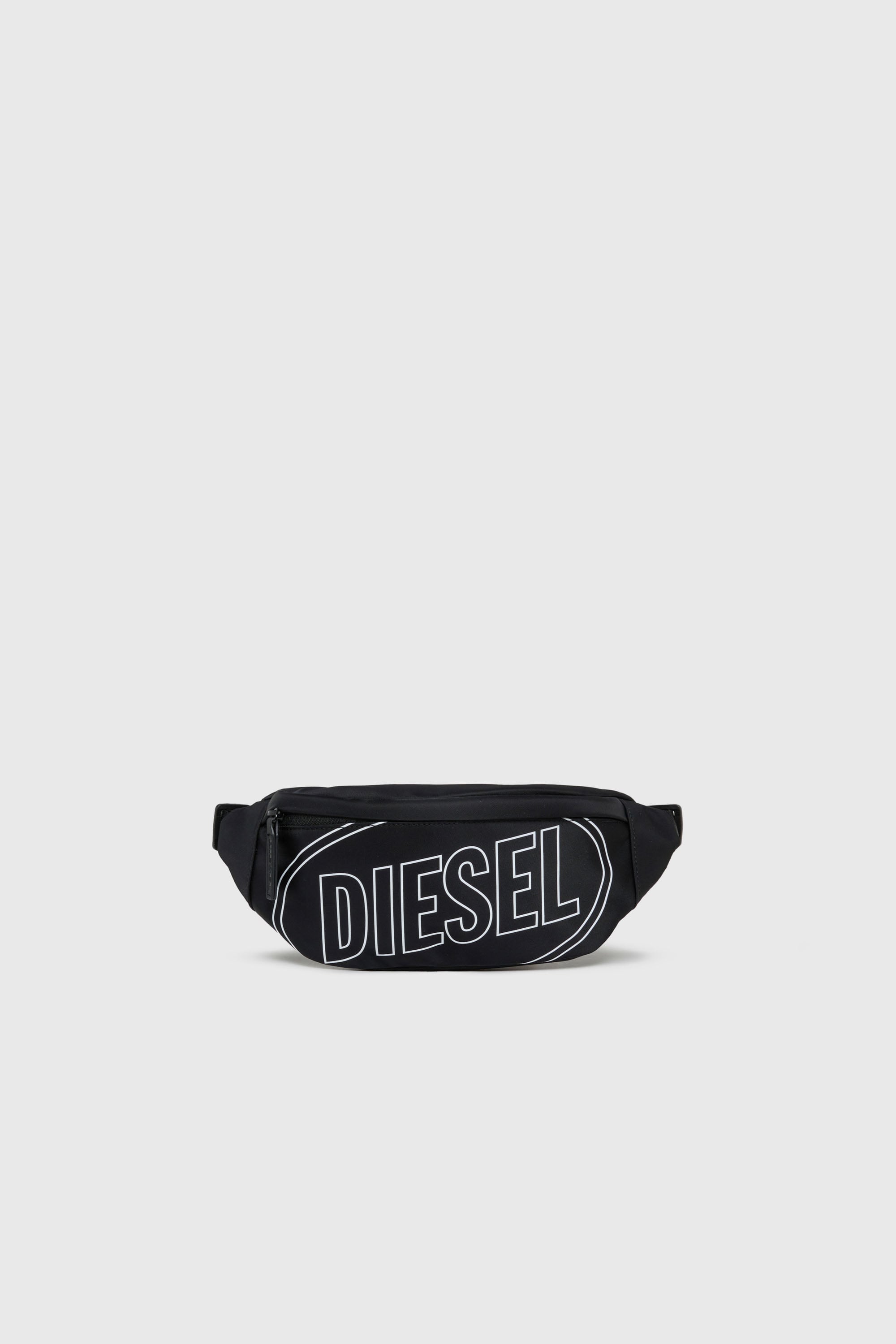 Diesel - WCIRY, WCIRY - Marsupio in nylon con stampa logo Uomo in Nero - 1