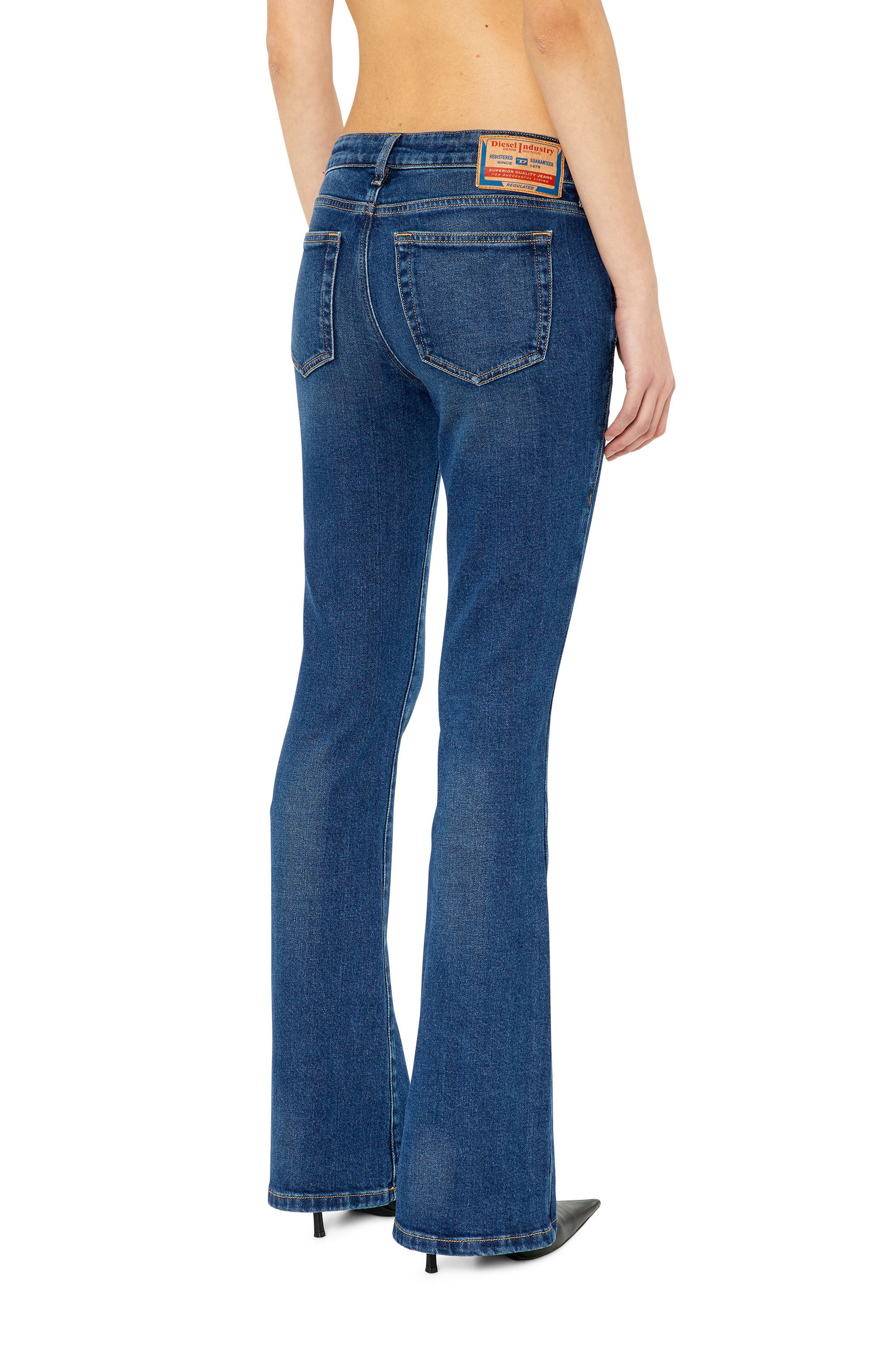 Diesel - 1969 D-Ebbey 0GYCS Bootcut and Flare Jeans, Blu Scuro - Image 2