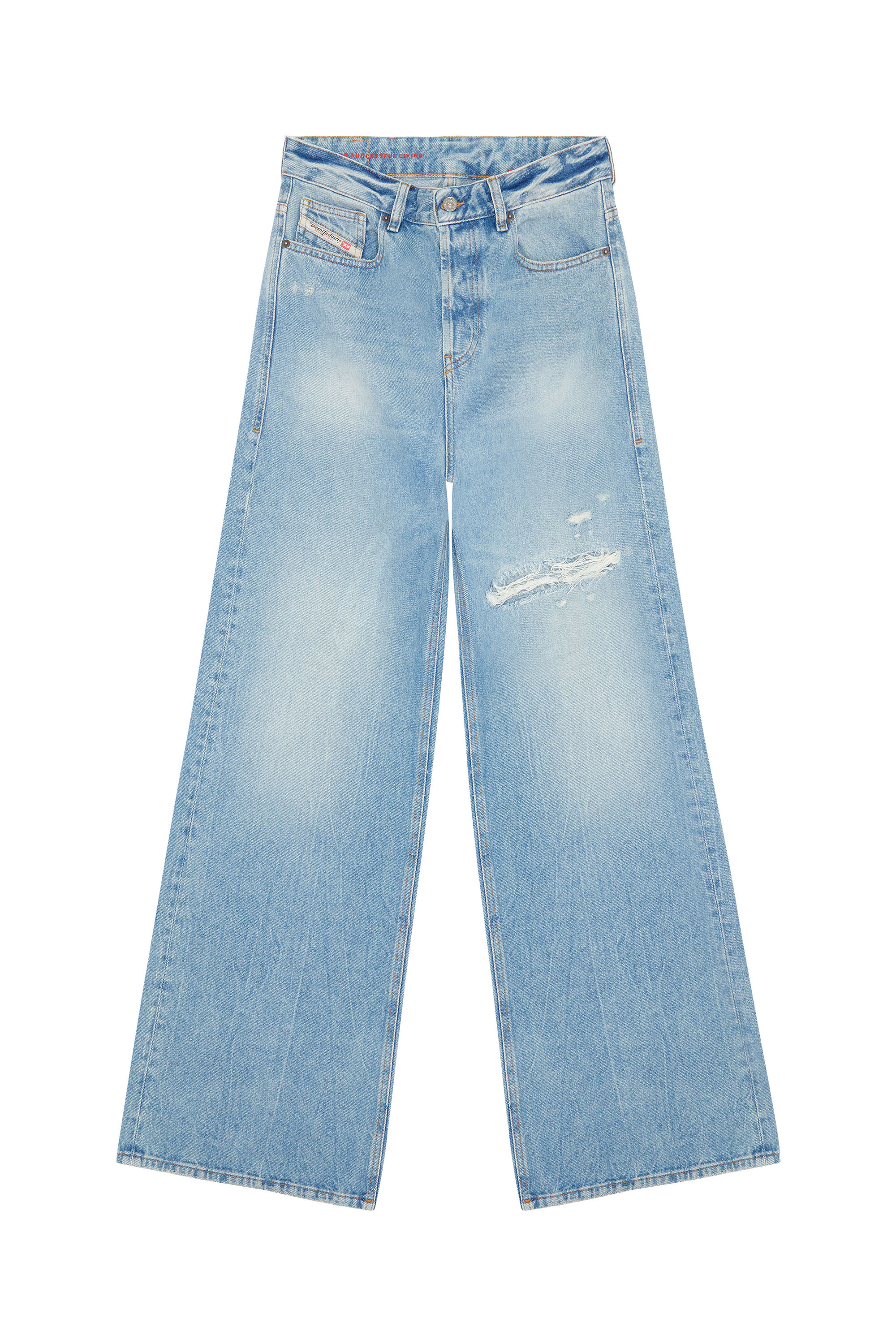 Diesel - Straight Jeans 1996 D-Sire 09E25, Blu Chiaro - Image 3