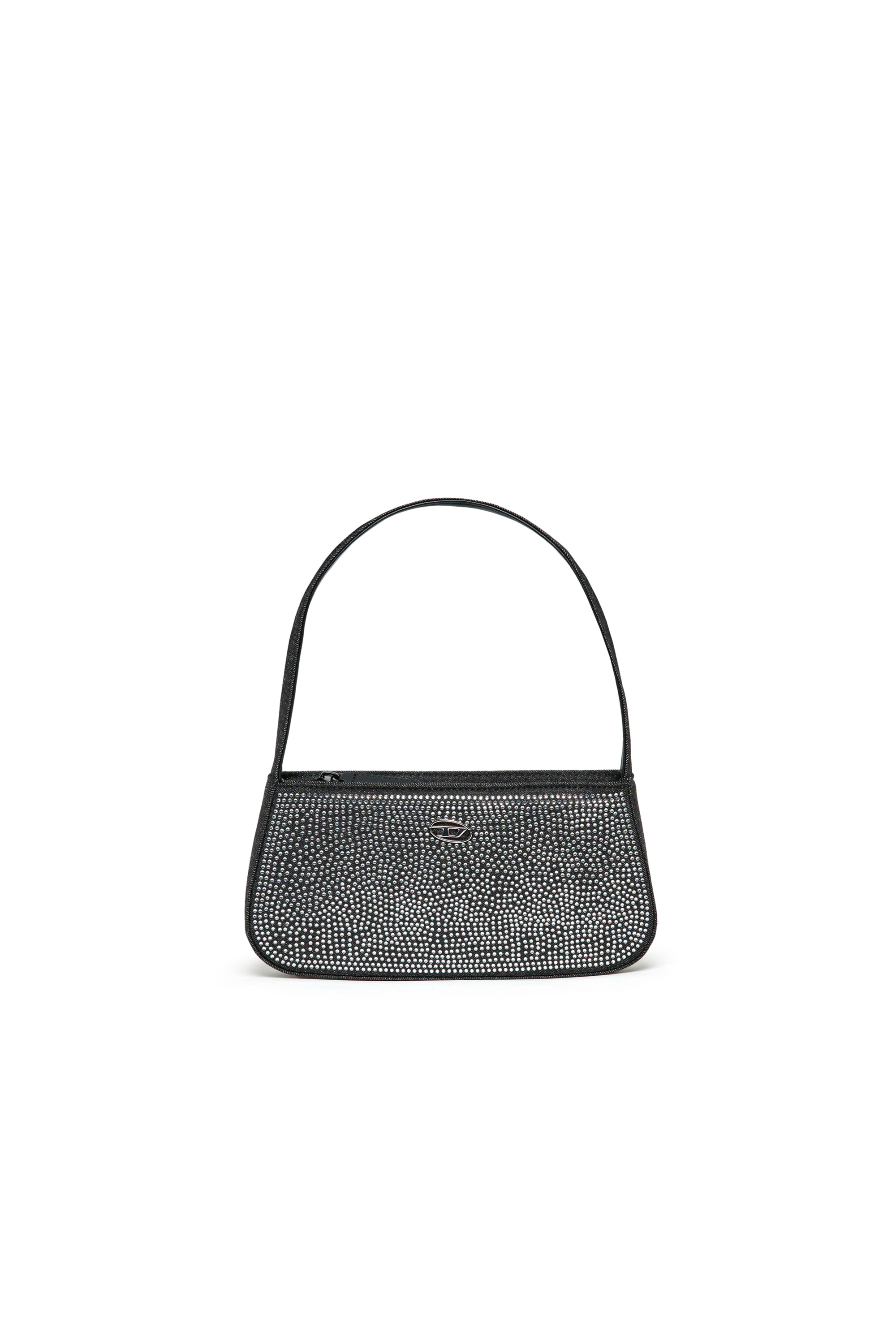 Diesel - WJULIE, WJulie - Borsa in cotone con strass Donna in Nero - 1