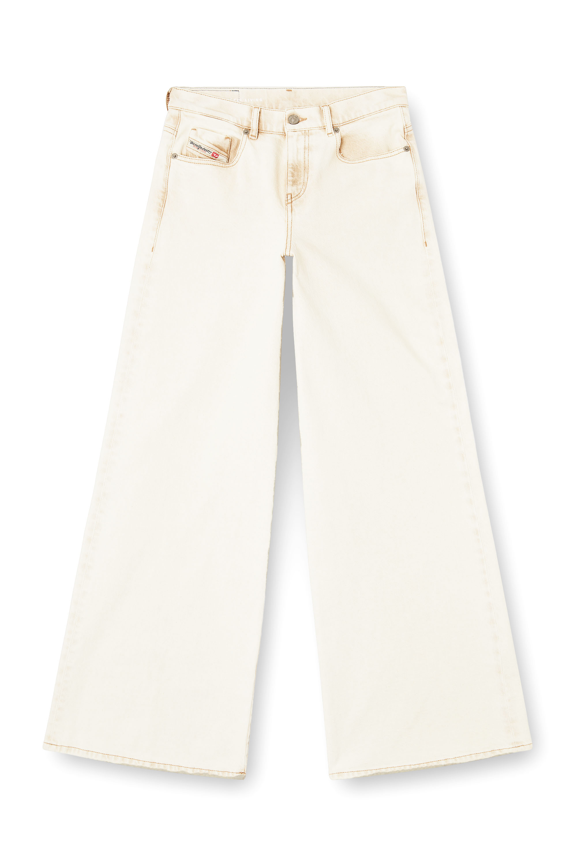 Diesel - Flare Jeans 1978 D-Akemi 09M70 Donna, Bianco - Image 2