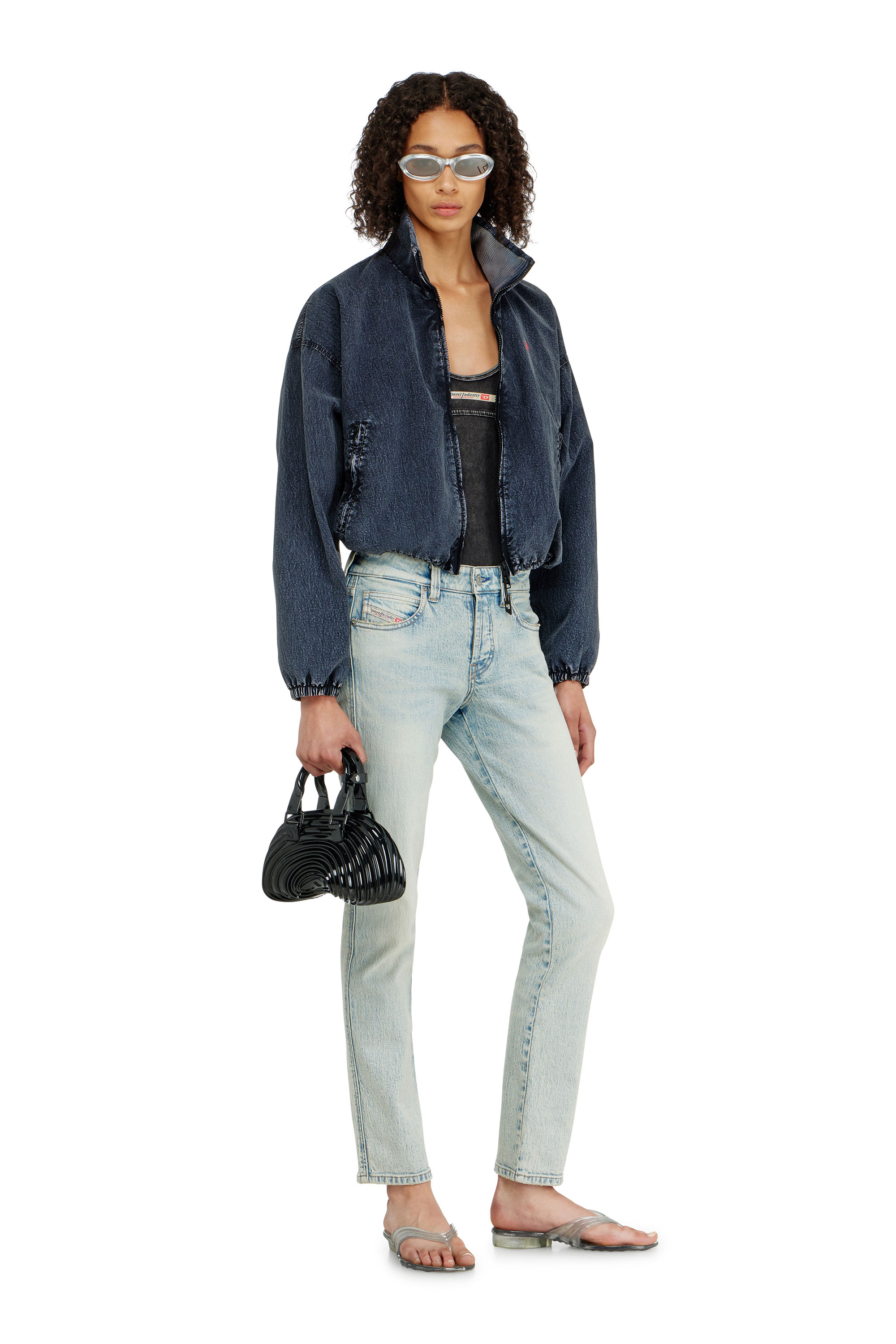 Diesel - MELISSA QUANTUM DOME, Quantum Dome &ndash; Borsa a mano in Melflex&reg; Donna in Nero - 2
