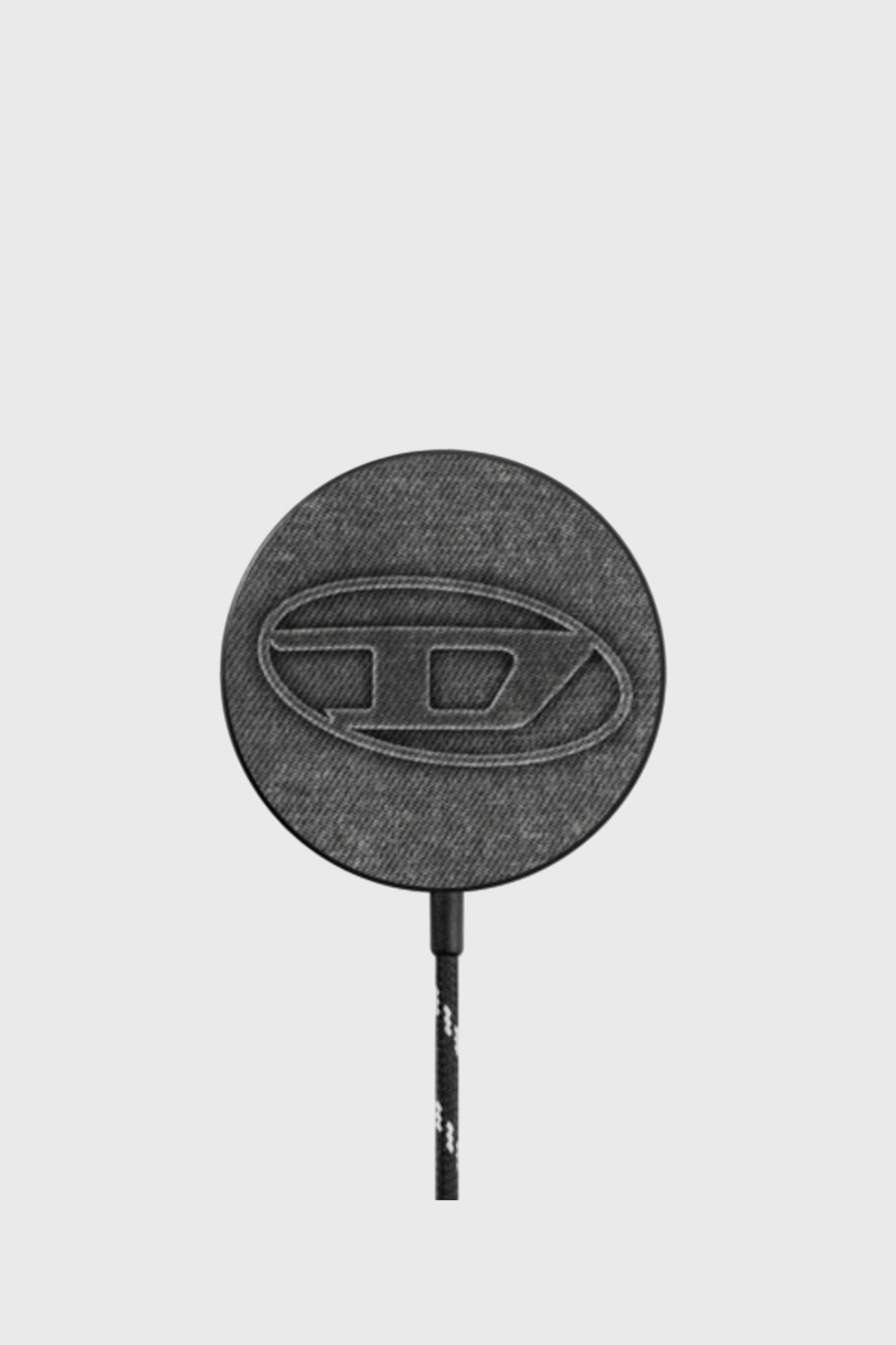 Diesel - 60621 CHARGER WIRELESS CHARGER, Caricatore Wireless MagSafe Oval D Unisex in Nero - 1
