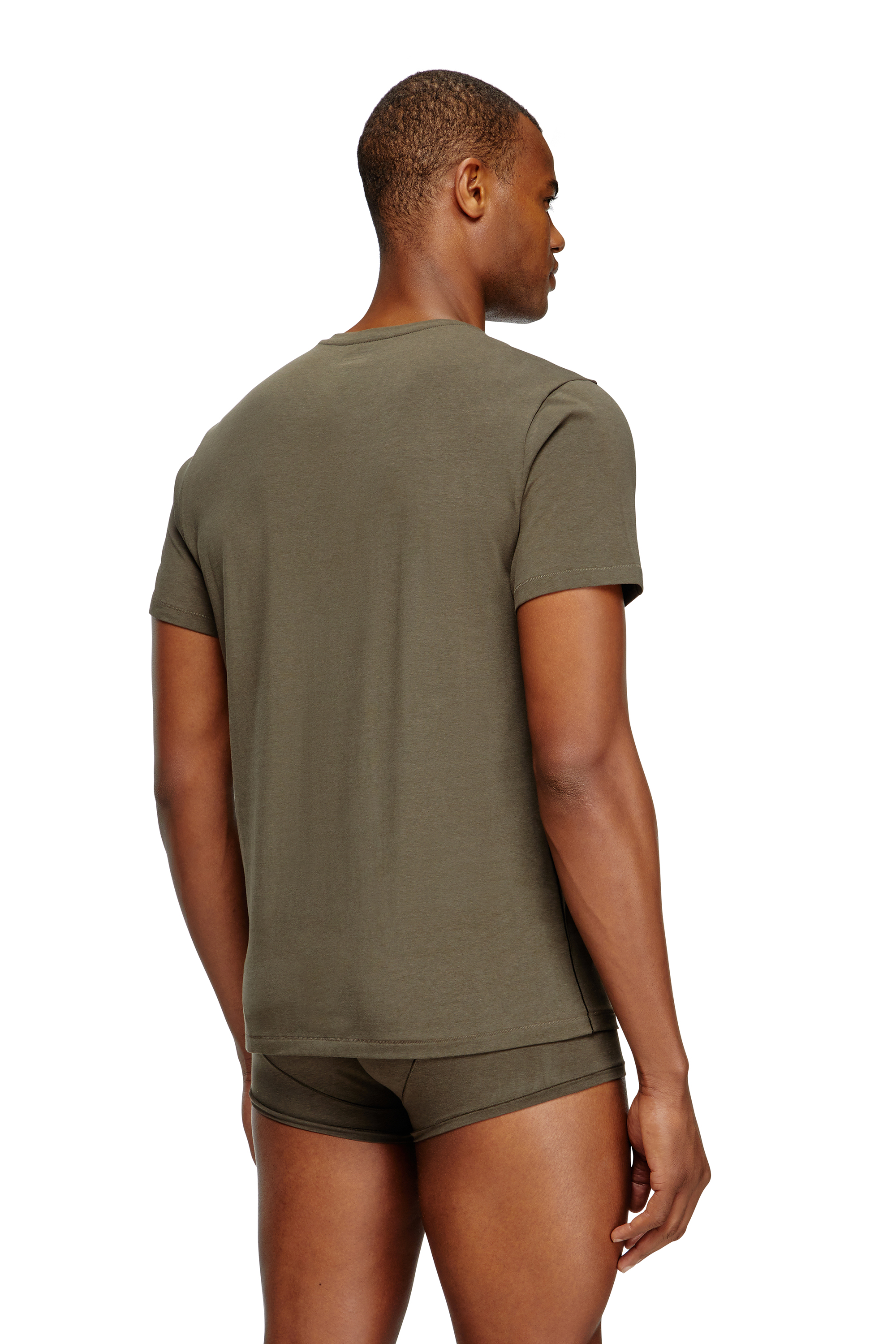 Diesel - RANDAL-D-MONO-2PACK, Set da due T-shirt in jersey fluido Uomo in Multicolor - 3