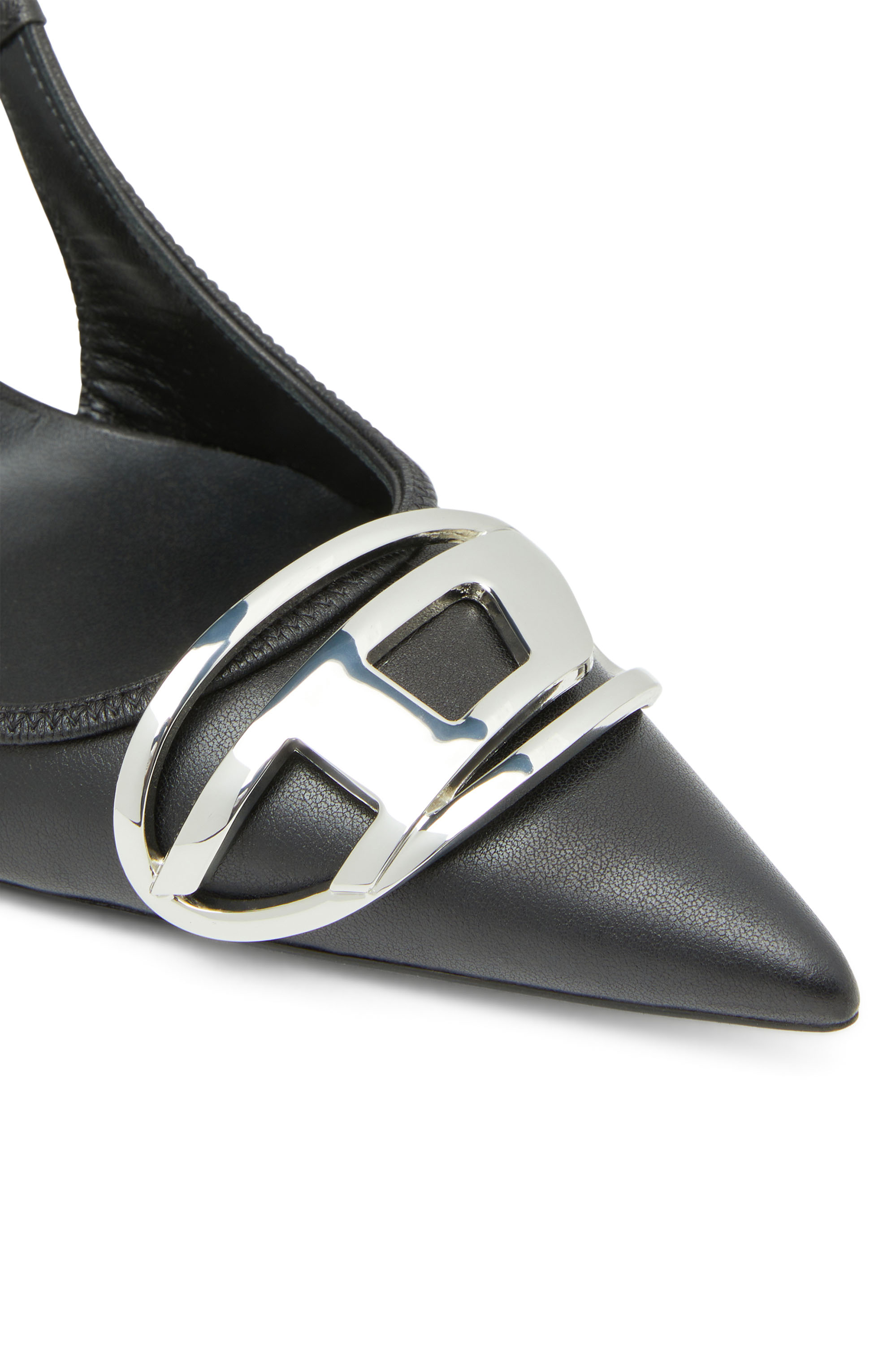 D-VENUS SB, Nero Diesel - D-VENUS SB, D-Venus-Décolleté slingback in nappa Donna in Nero - 6
