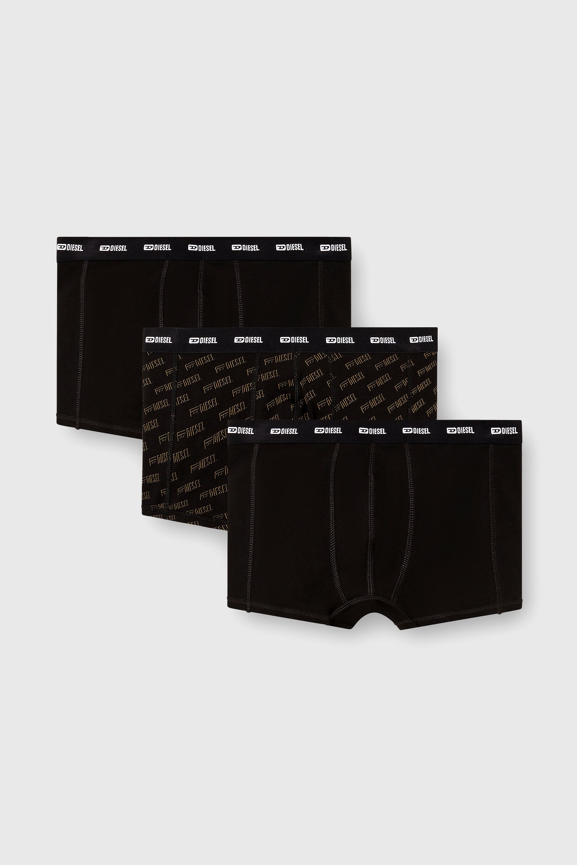 Diesel - DAMIEN-UTLT-3PACK, Set da tre boxer con logo stilizzato Uomo in Nero - 1