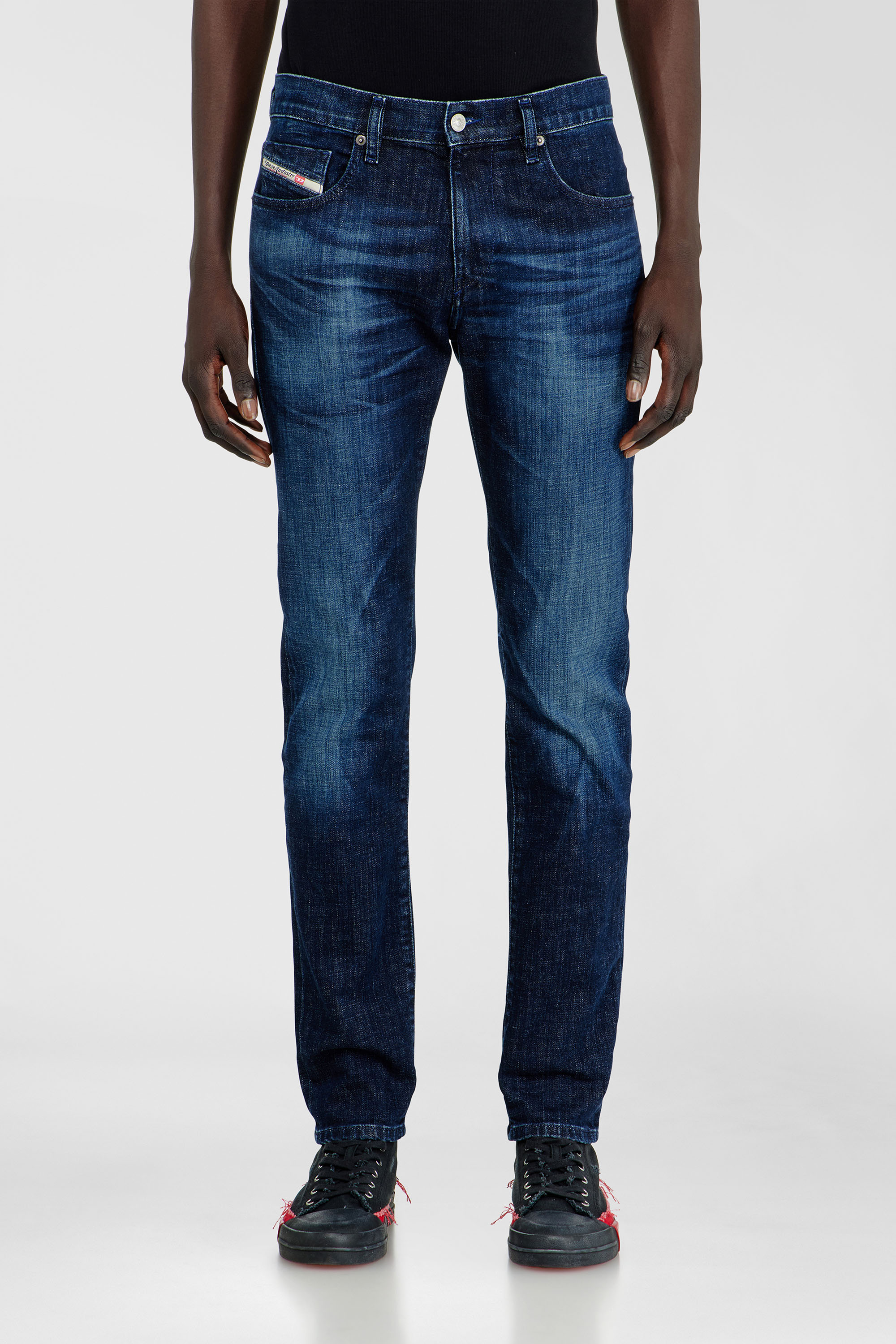 Diesel - Slim Jeans 2019 D-Strukt 0ADBL Uomo, Blu Scuro - Image 2