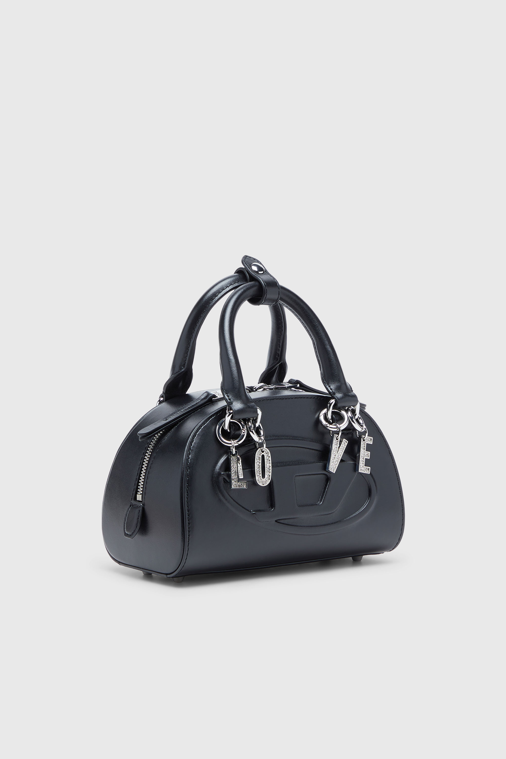 Diesel - CHARM-LOVE, Woman's Charms with LOVE lettering in Silver - 2